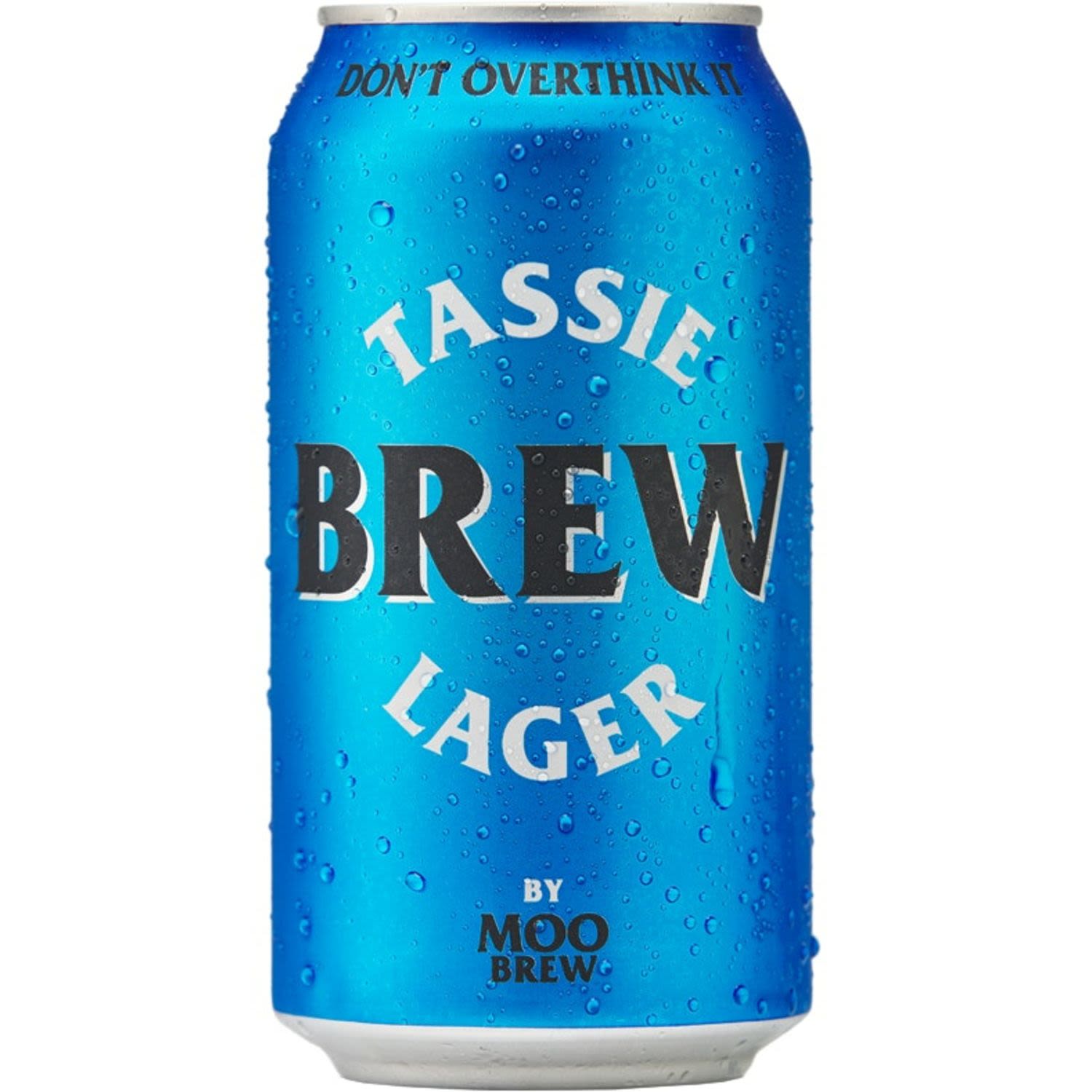 Moo Brew Tassie Lager Can Case 375mL 24 Pack
