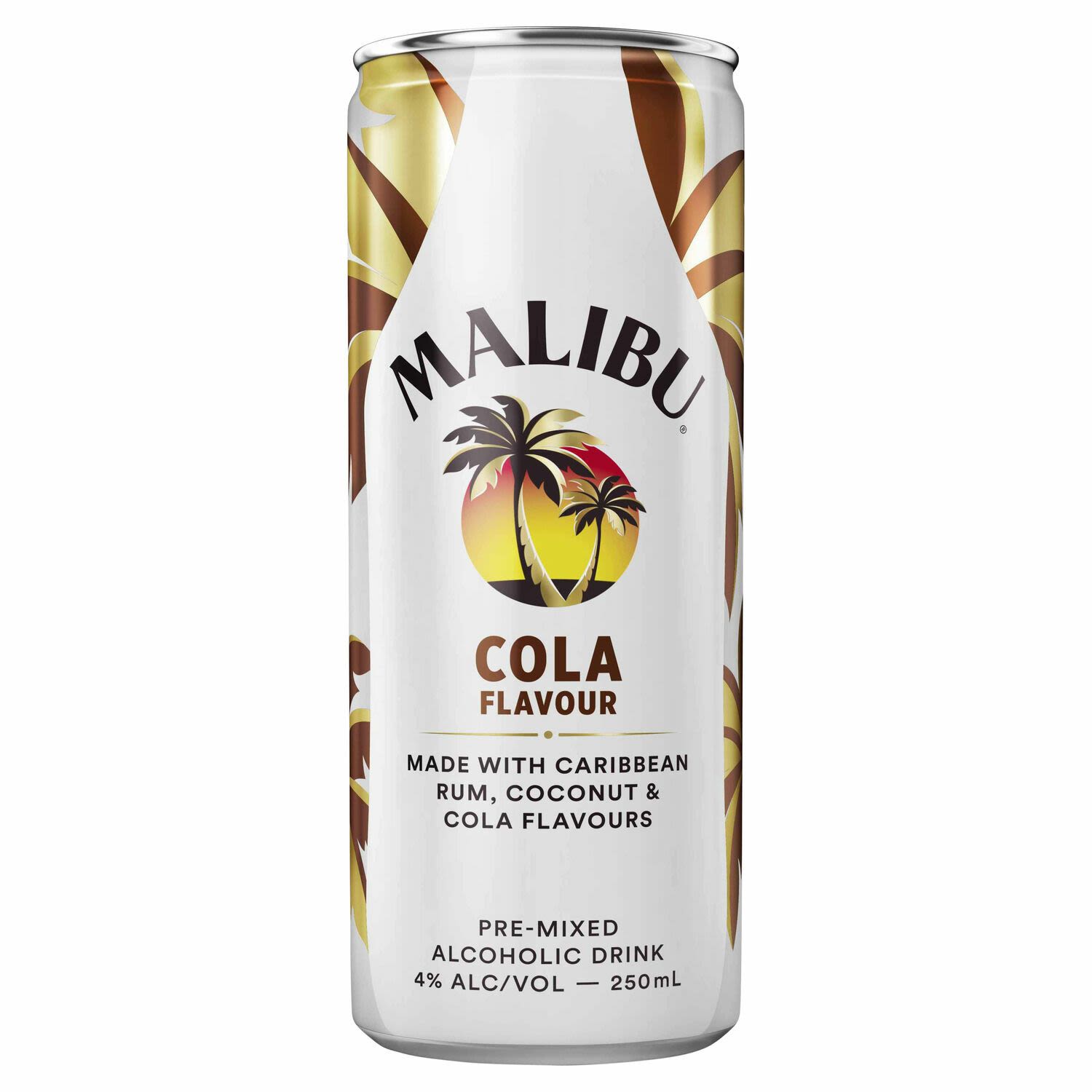 Malibu & Cola Can 250mL 24 Pack