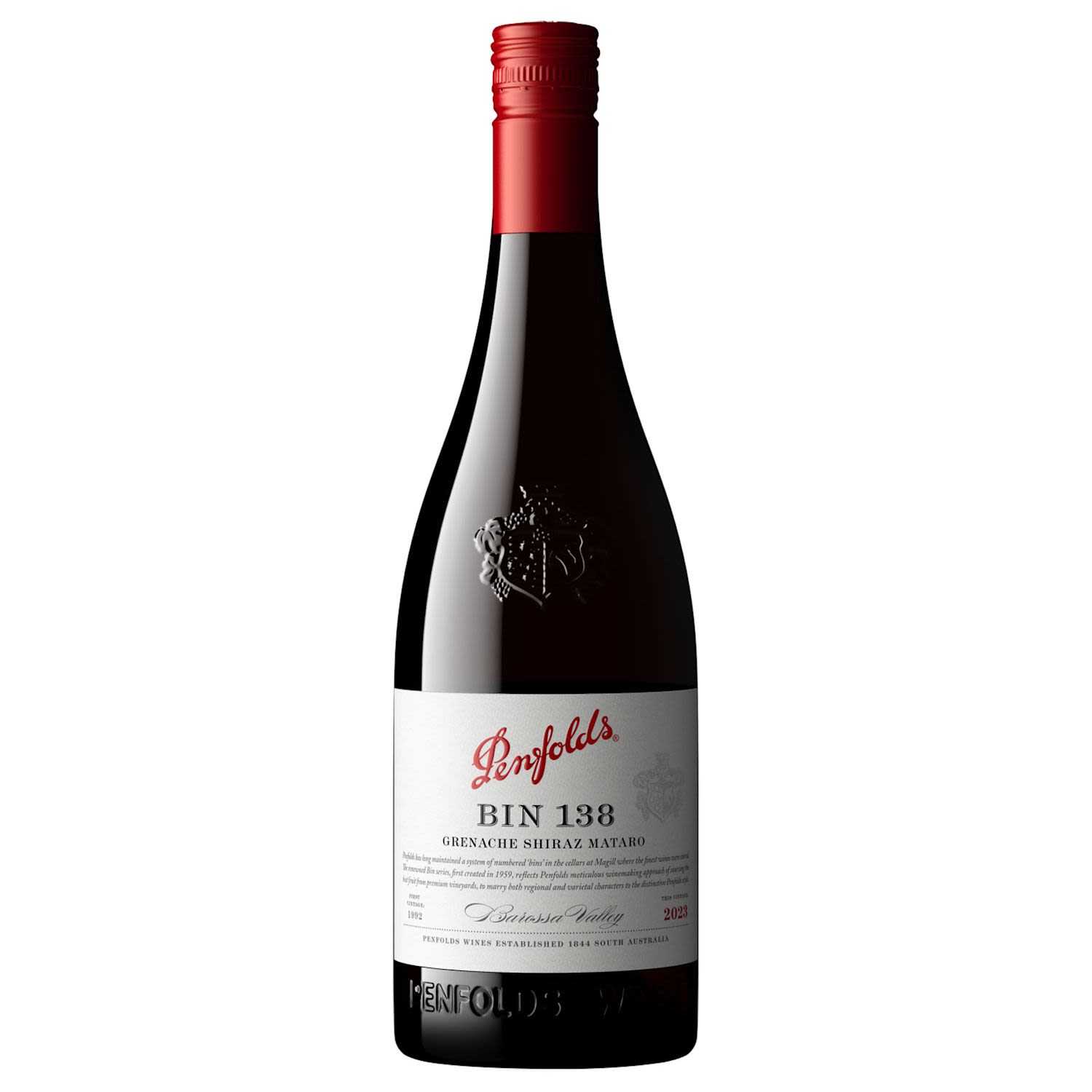 Penfolds Bin 138 Grenache Shiraz Mataro 2023 750mL Bottle