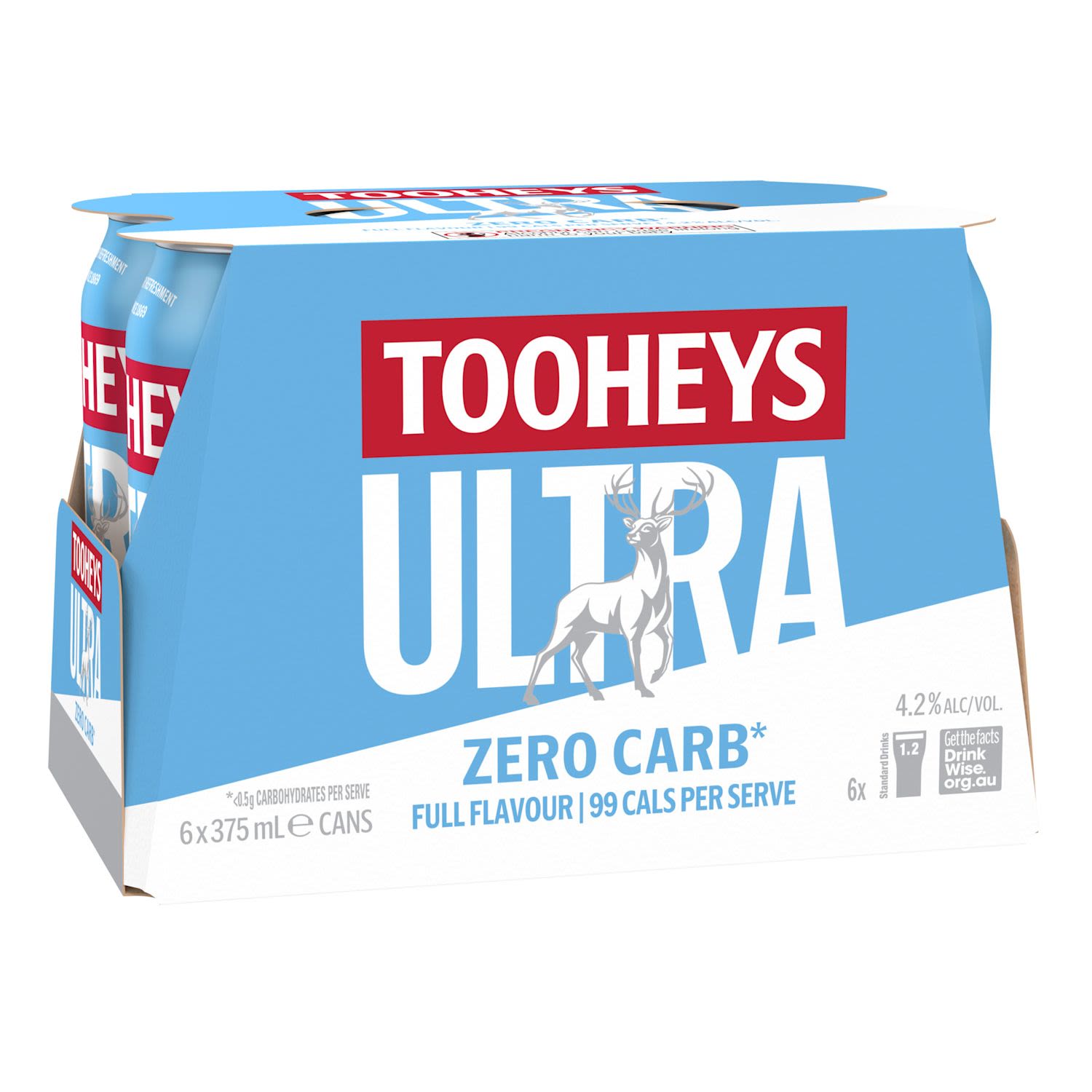 Tooheys Ultra Can 375mL 6 Pack