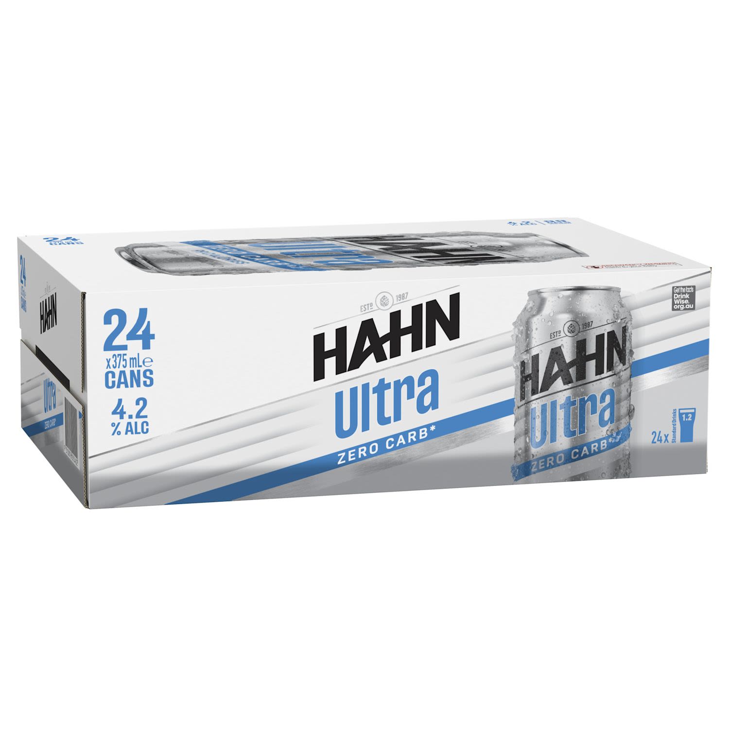 Hahn Ultra Can 375mL 24 Pack