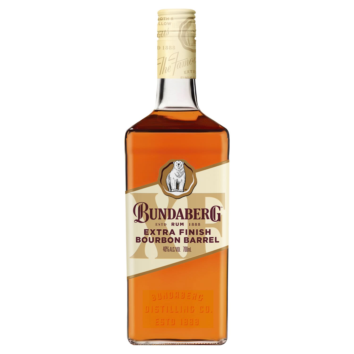 Bundaberg Extra Finish Bourbon Barrel Rum 700mL Bottle