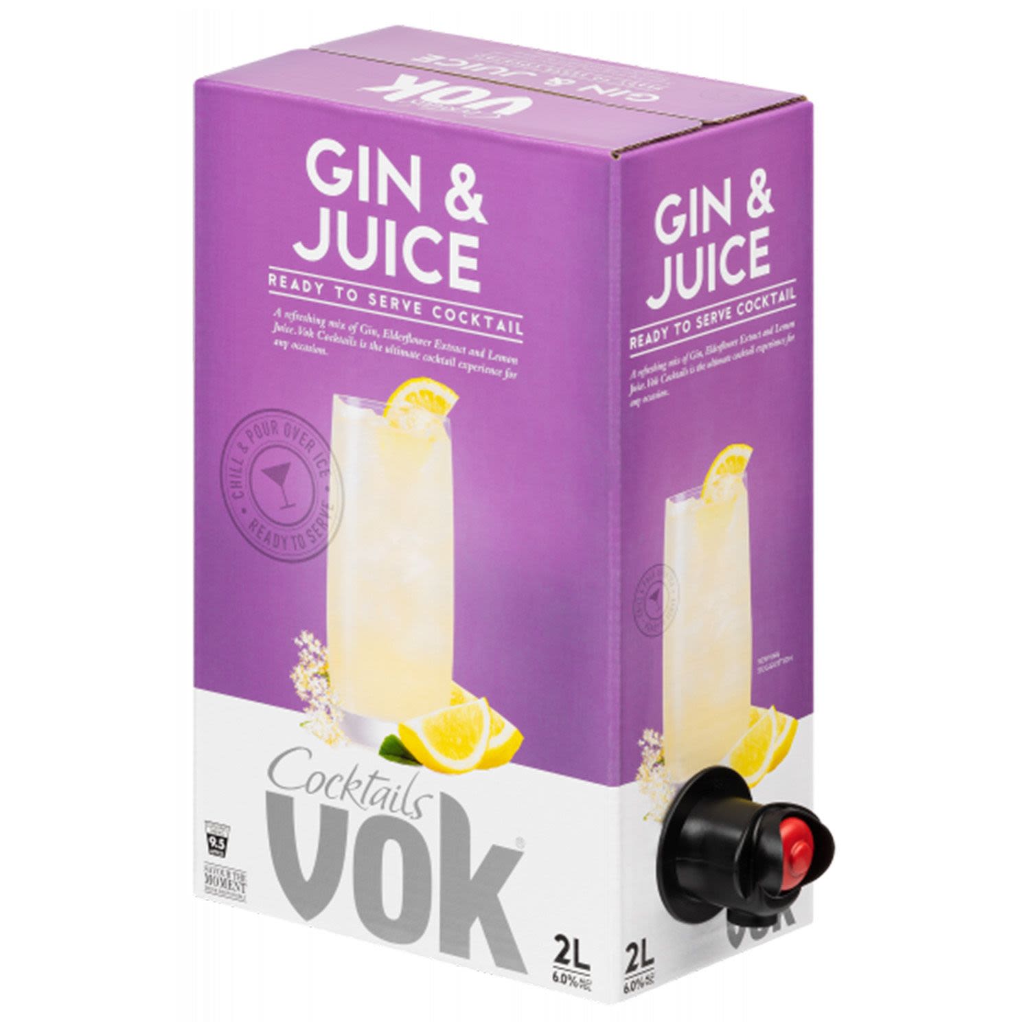 Vok Cocktails Gin & Juice Cask 2L Cask