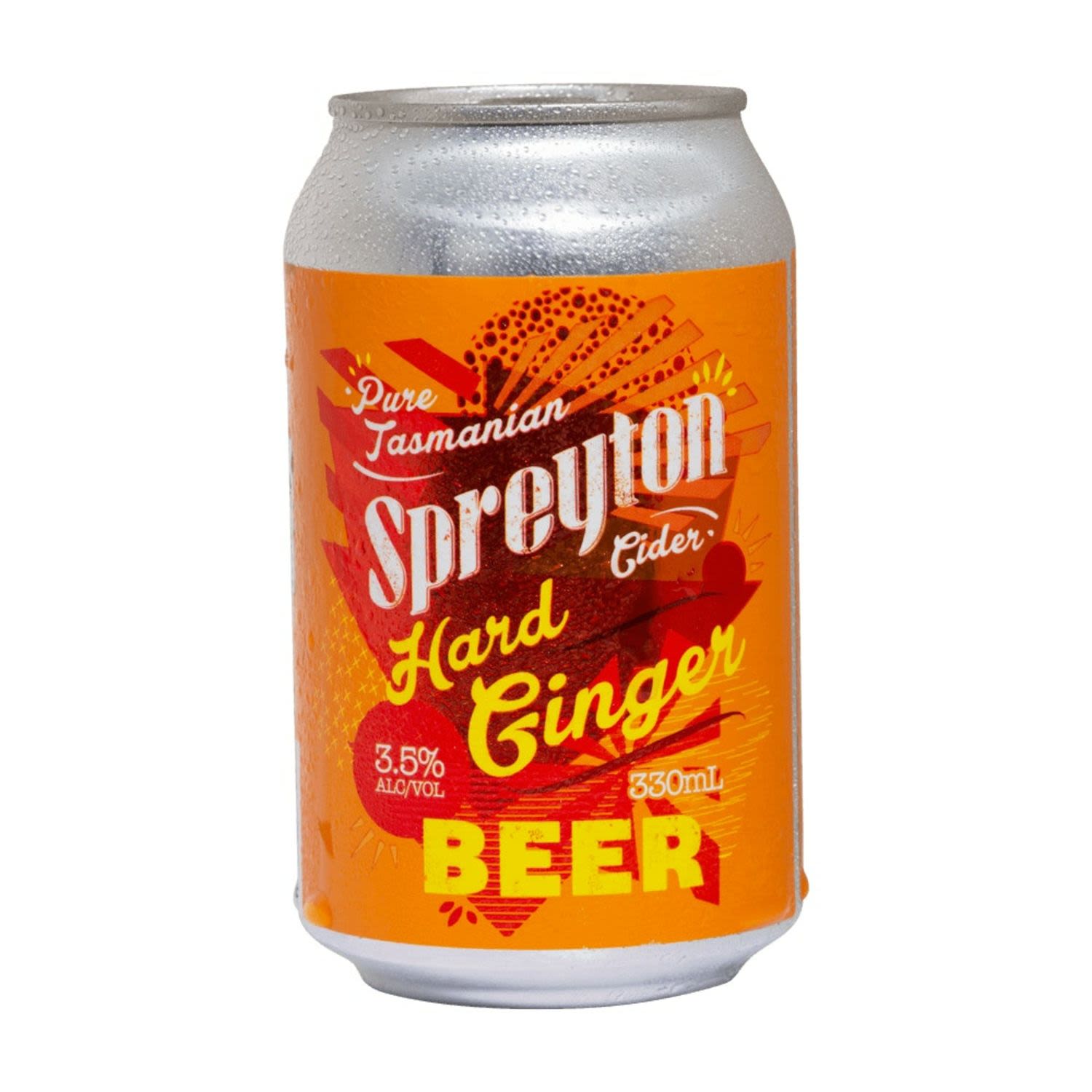 Spreyton Hard Ginger Beer Can 330mL 4 Pack