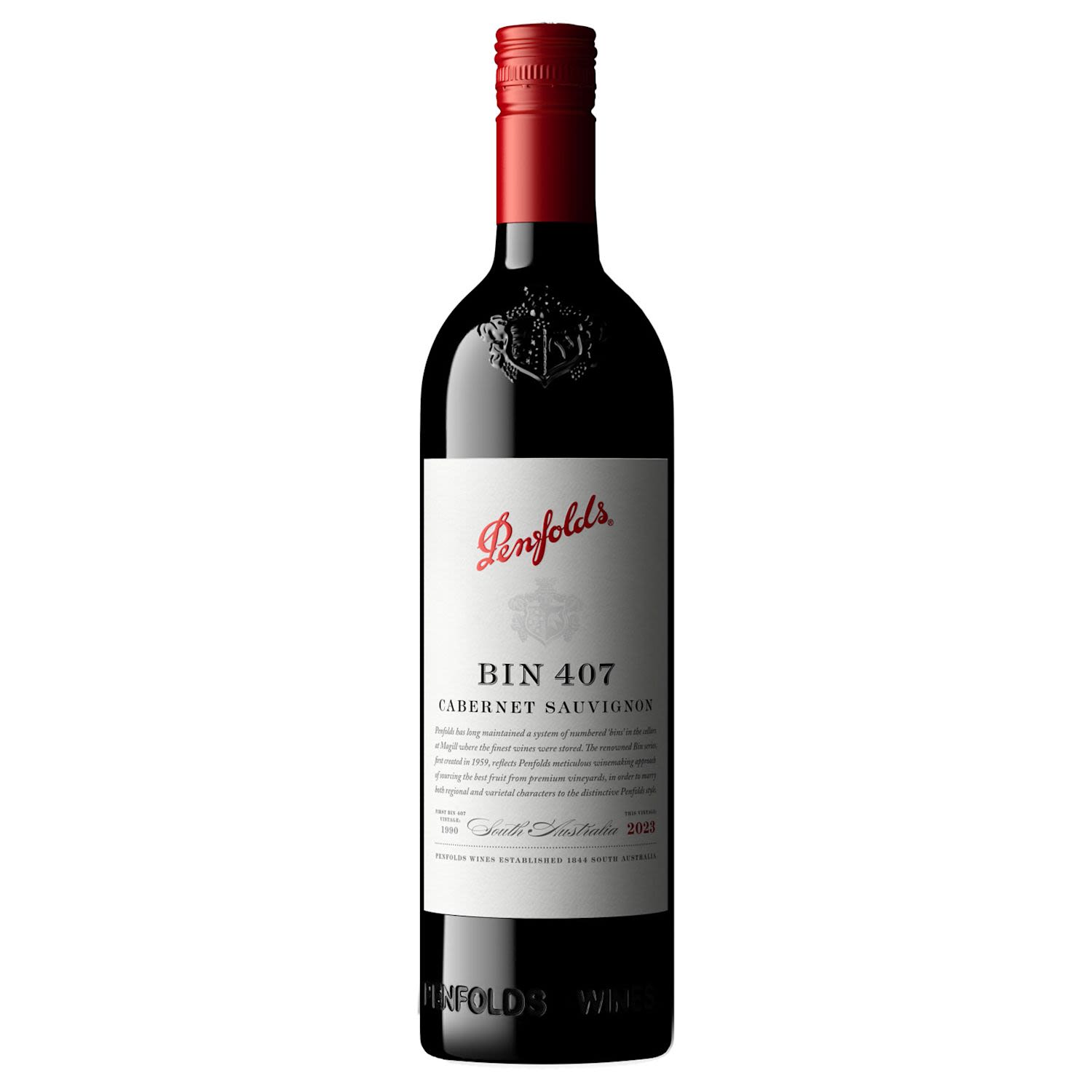 Penfolds Bin 407 Cabernet Sauvignon 2023 750mL Bottle