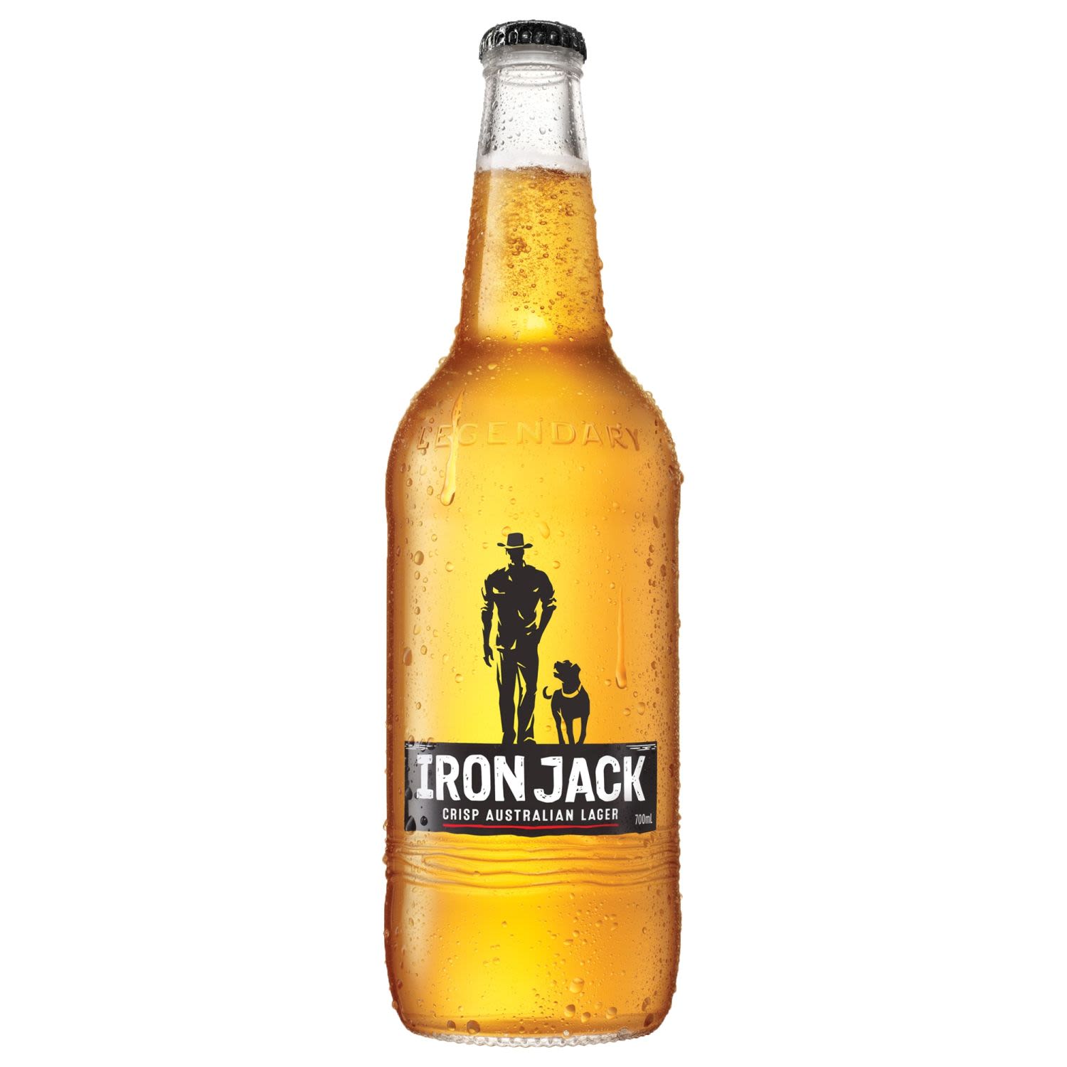 Iron Jack Crisp Lager Bottle 700mL 12 Pack
