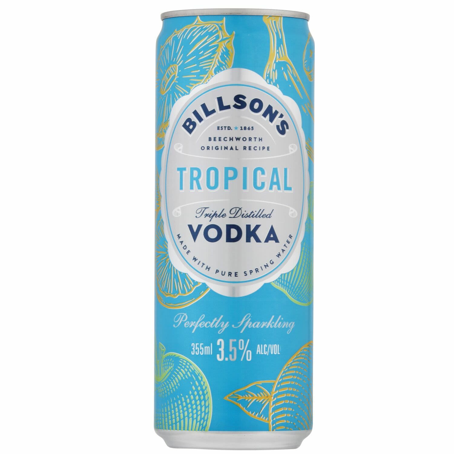 Billson's Vodka with Tropical Can 355mL