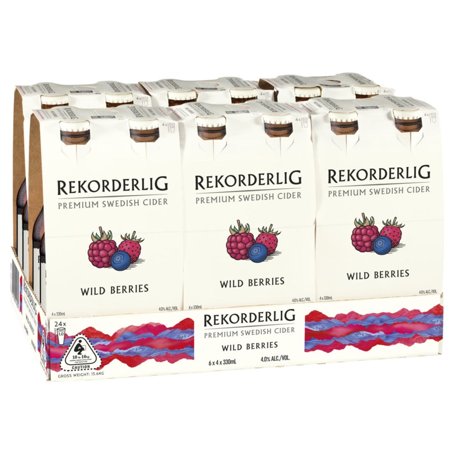 Rekorderlig Wild Berries Cider 330mL 24 Pack