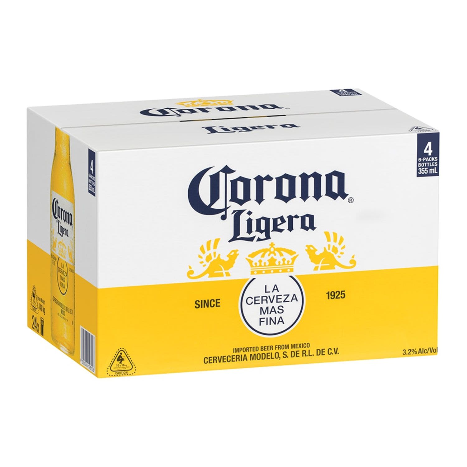 Corona Ligera Bottle 355mL 24 Pack