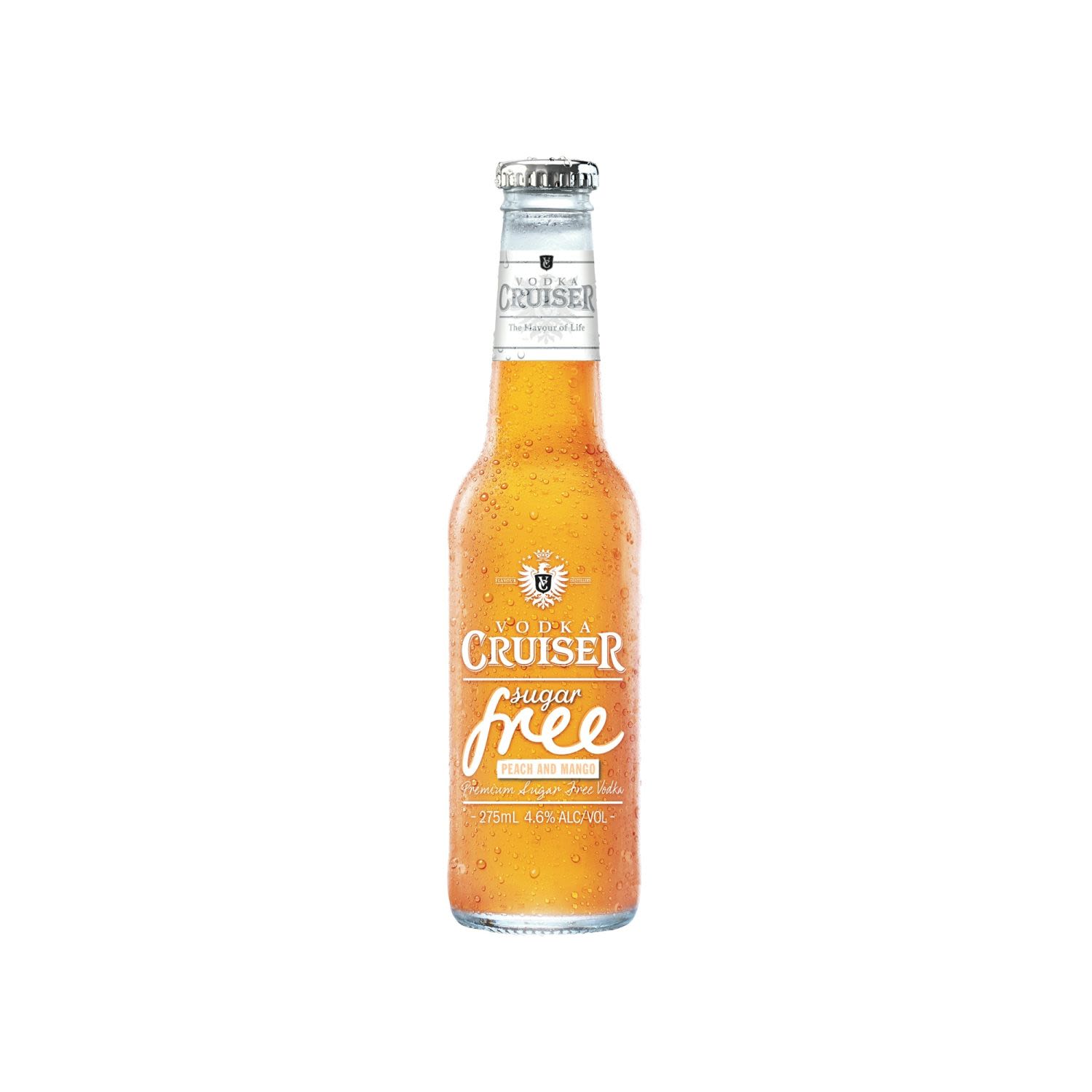Vodka Cruiser Sugar Free Peach & Mango Case 275mL 24 Pack