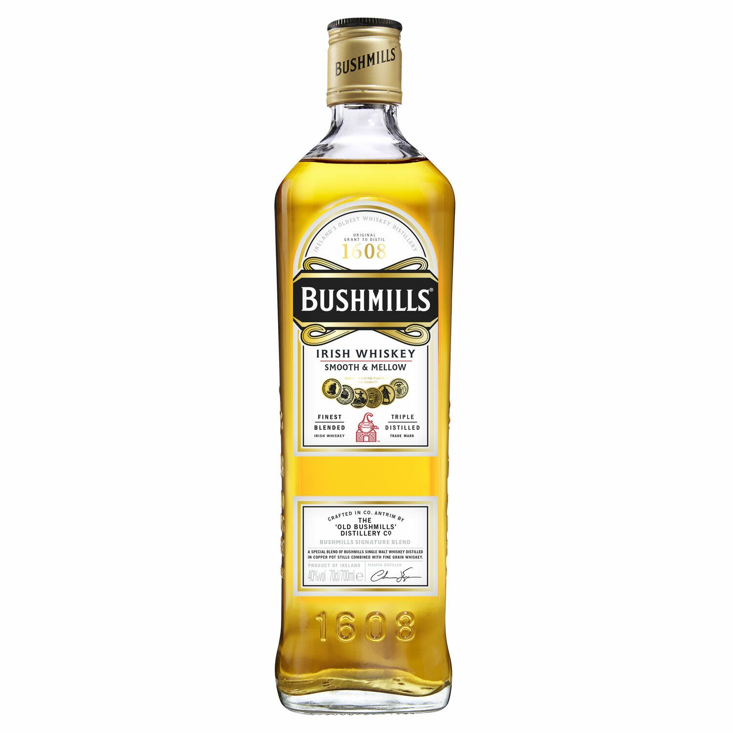 Bushmills Original Irish Whiskey 700mL Bottle