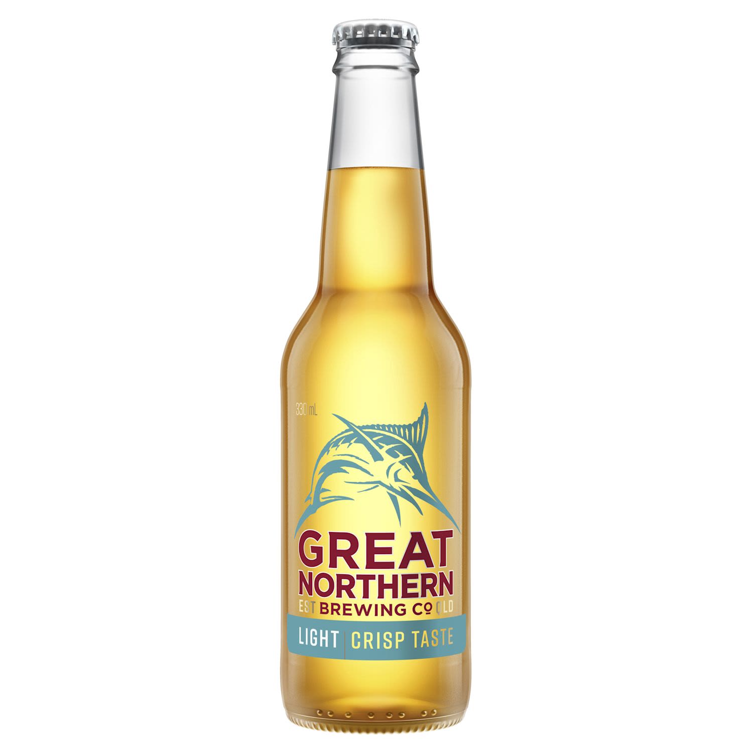 Great Northern Light 2% Bottle 330mL