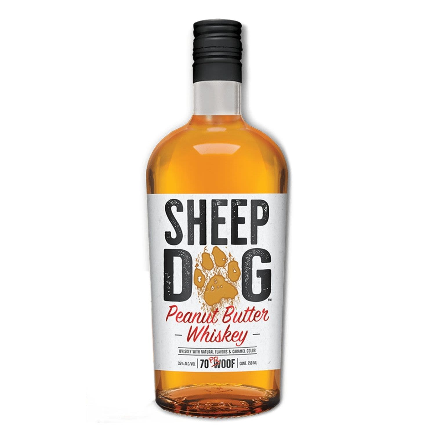 Sazerac Sheep Dog Peanut Butter Whiskey 700mL Bottle, 700 Millilitre 