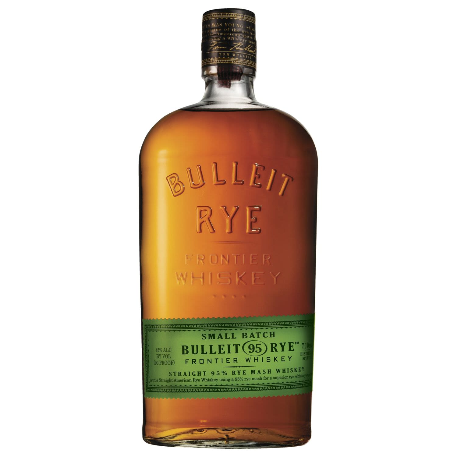 Bulleit Frontier Rye Whiskey 700mL Bottle