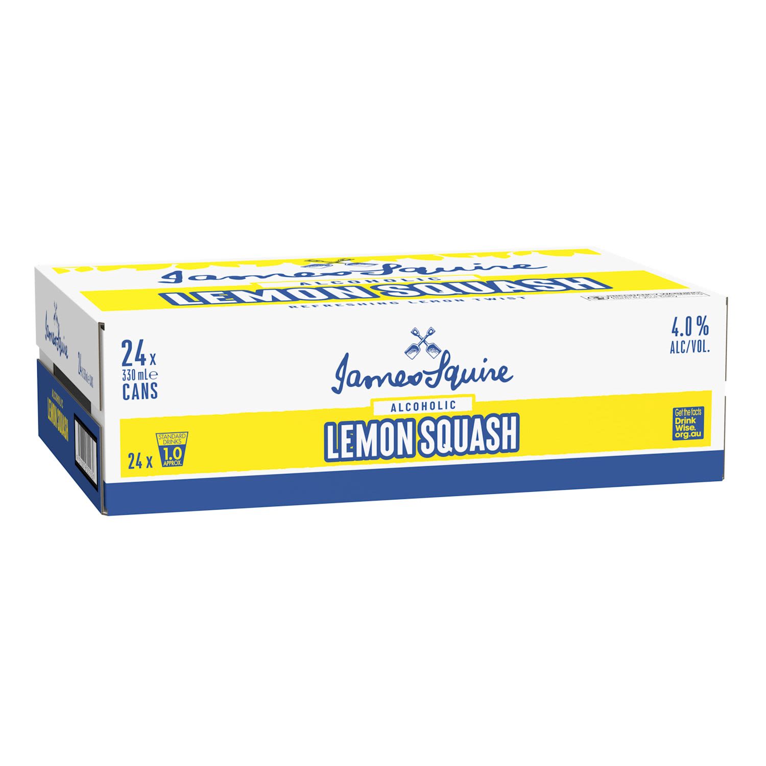 James Squire Lemon Squash Can 330mL 24 Pack