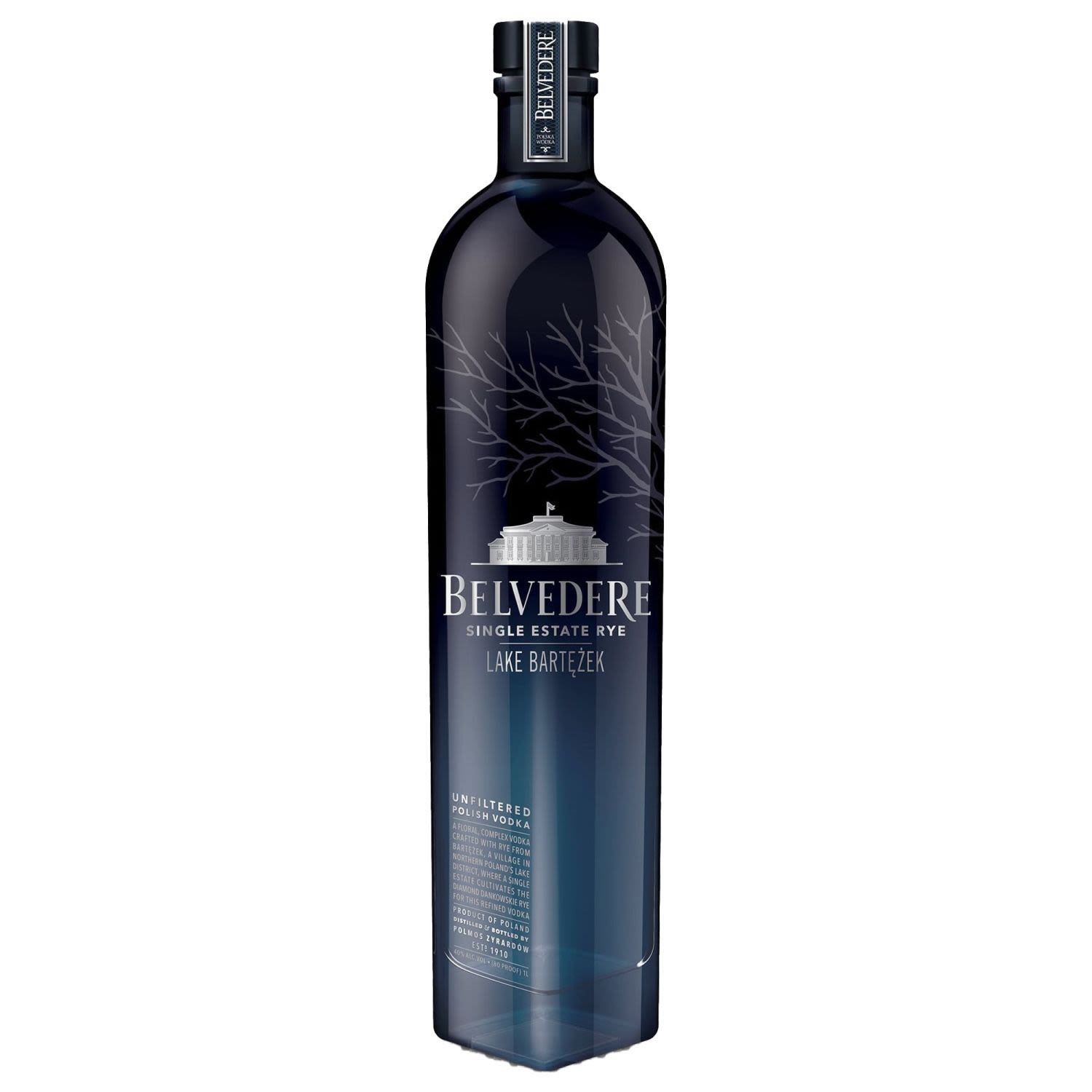 Belvedere Vodka Single Estate Rye Lake Bartezek 700mL Bottle