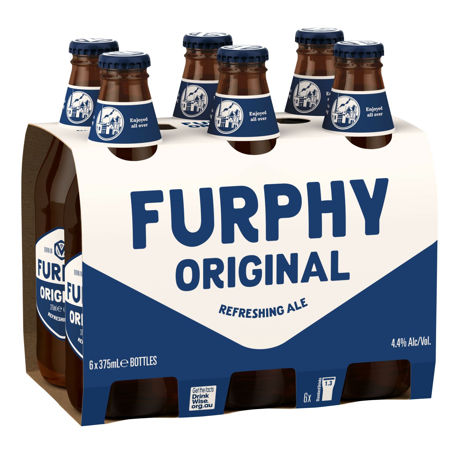 Furphy Refreshing Ale Bottle 375mL 6 Pack