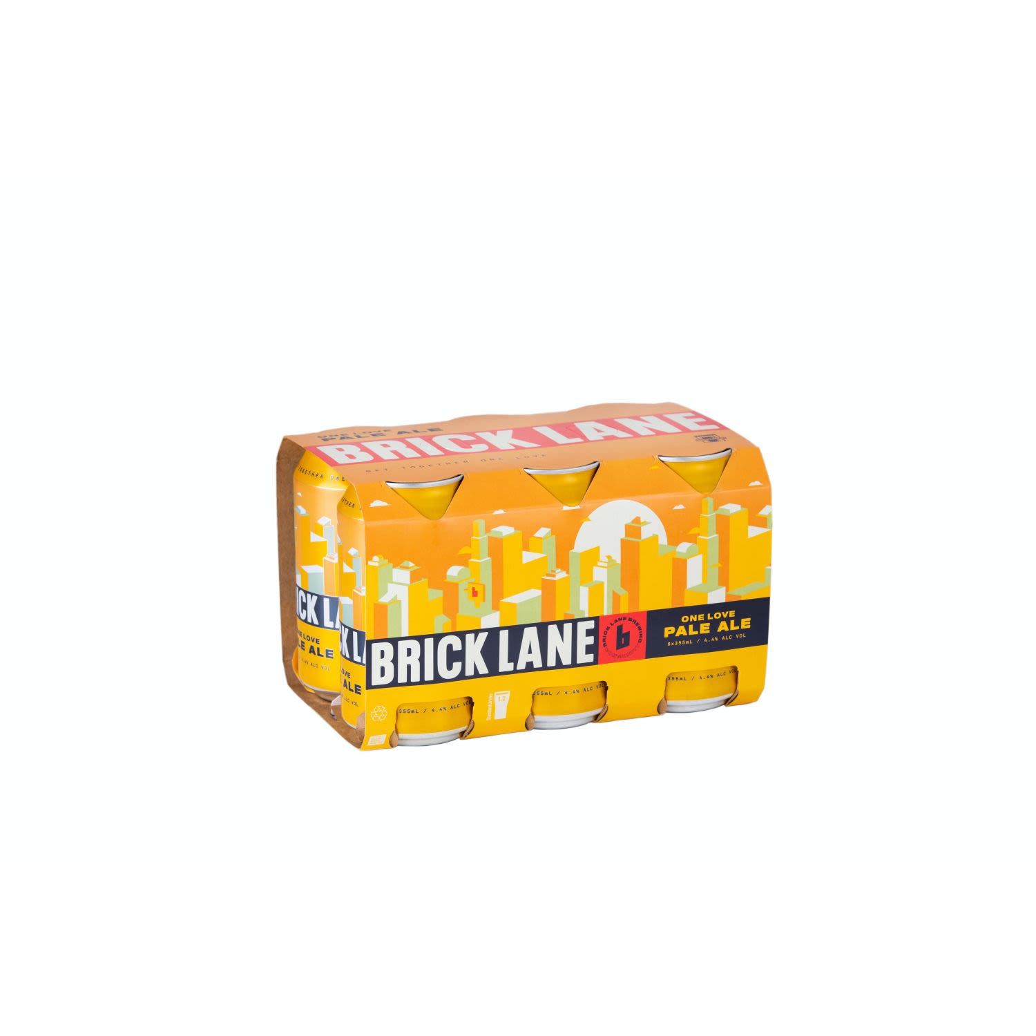 Brick Lane One Love Pale Ale Can 355mL 6 Pack