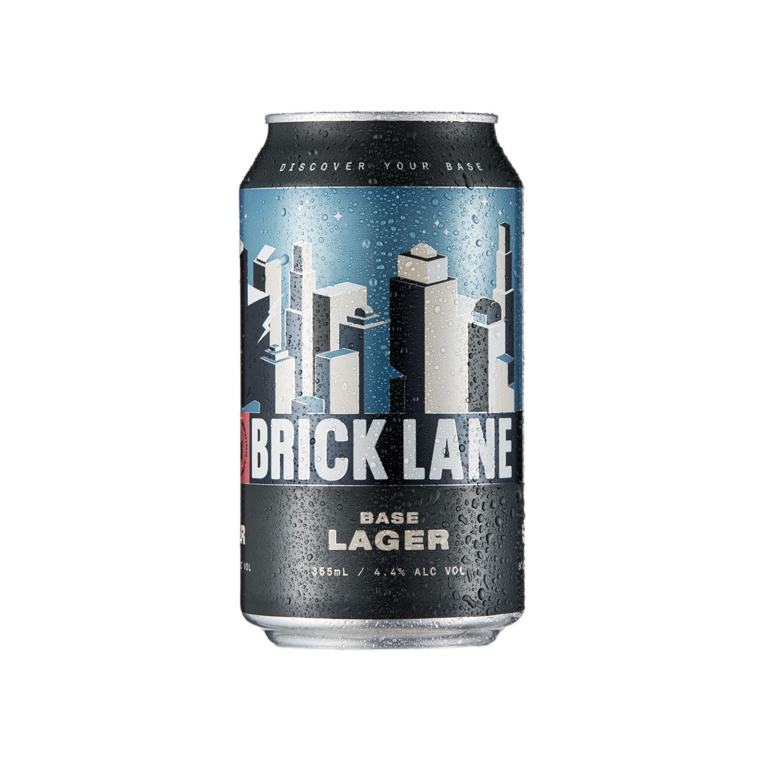 Brick Lane Base Lager Can 355mL