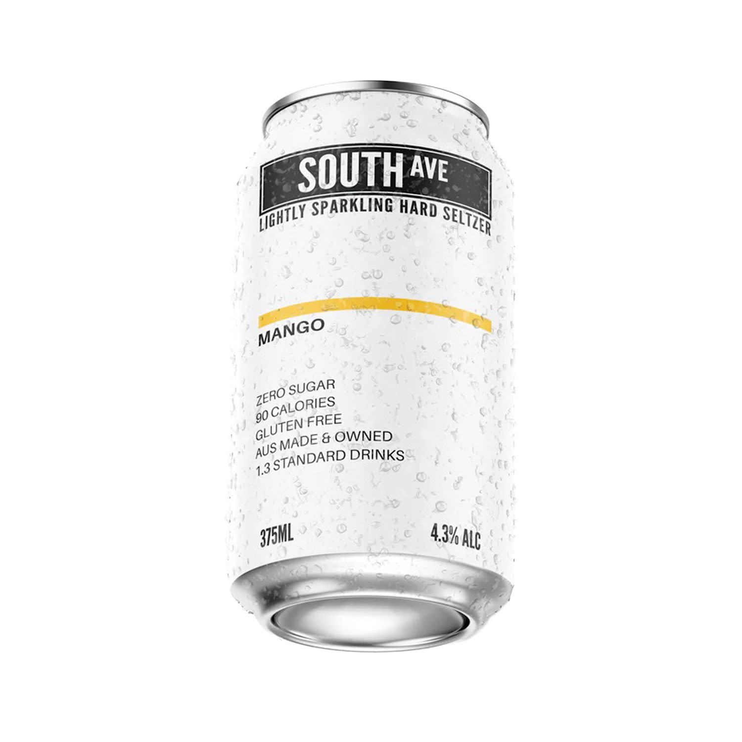 South Ave Mango Seltzer Can 375mL