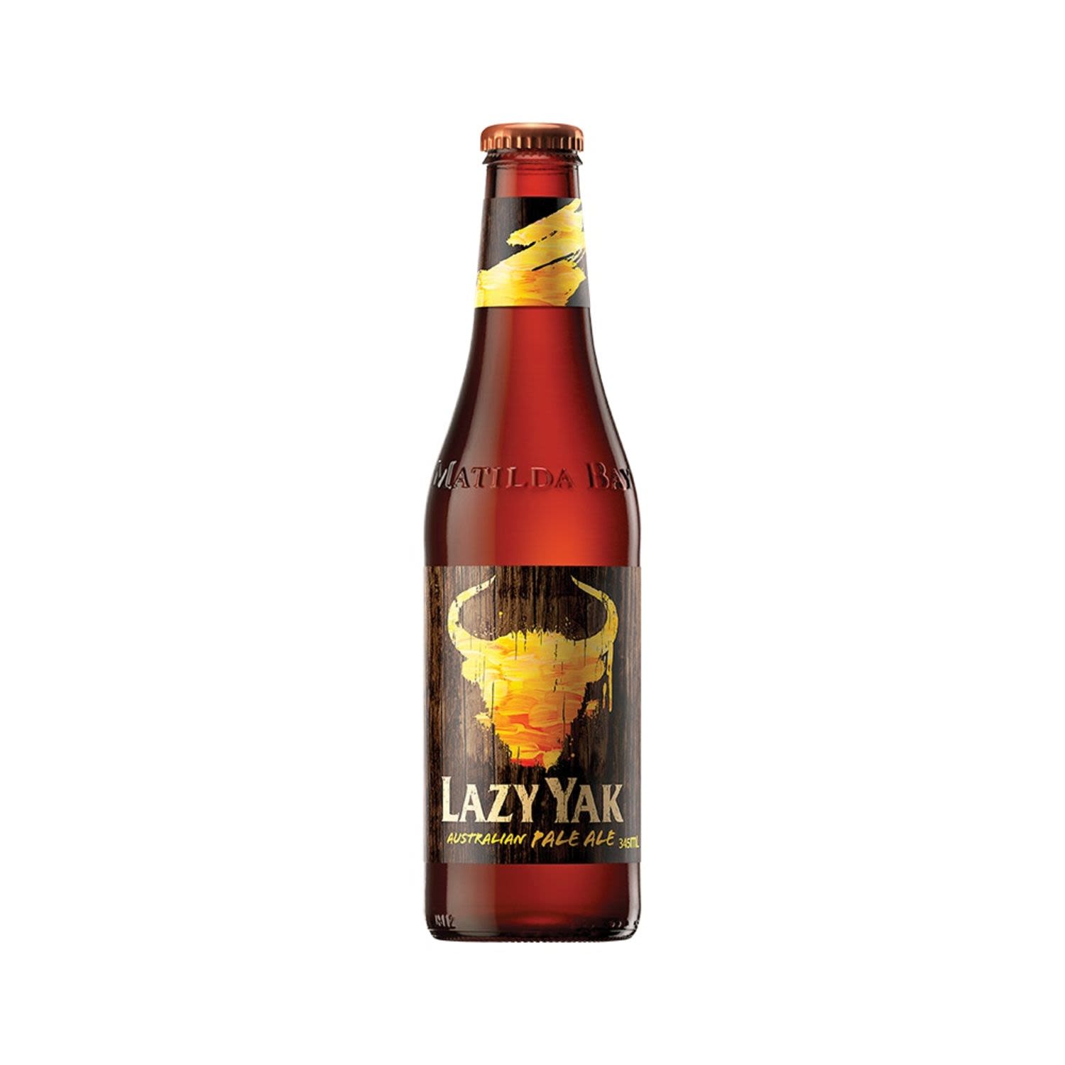 Yak Ales Lazy Yak Session Pale Ale bottle 345mL