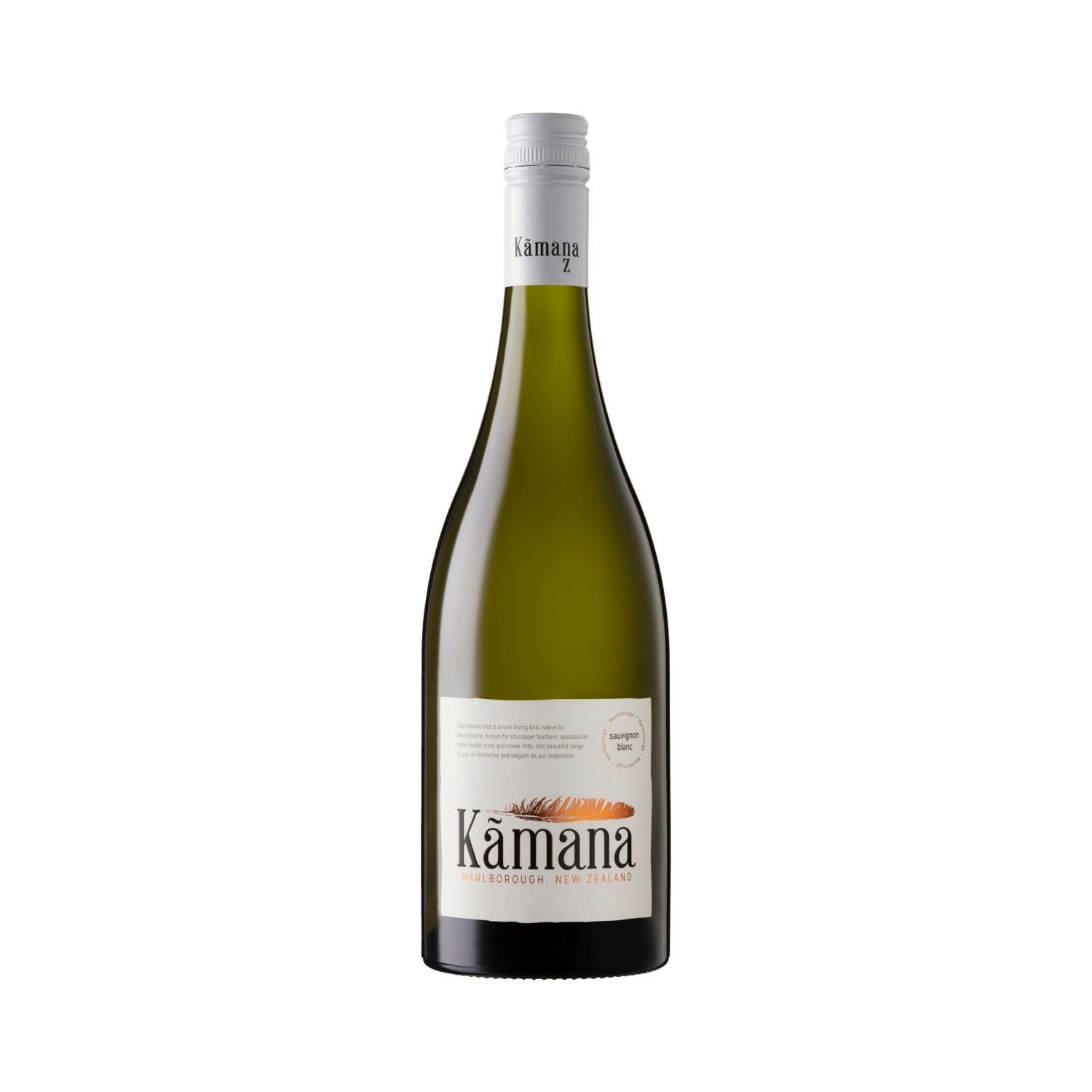 Kamana is a full flavoured wine that pays homage to the striking Kamana bird that hails from the same location. Known as majestic and distinctive, the bird mirrors the characteristics that we set out to achieve in crafting this wine. Bursting with notes of ripe passionfruit with a peachy sweetness on the palate. Pair with seafood.<br /> <br />Alcohol Volume: 12.50%<br /><br />Pack Format: Bottle<br /><br />Standard Drinks: 7.1</br /><br />Pack Type: Bottle<br /><br />Country of Origin: New Zealand<br /><br />Region: Marlborough<br /><br />Vintage: Vintages Vary<br />