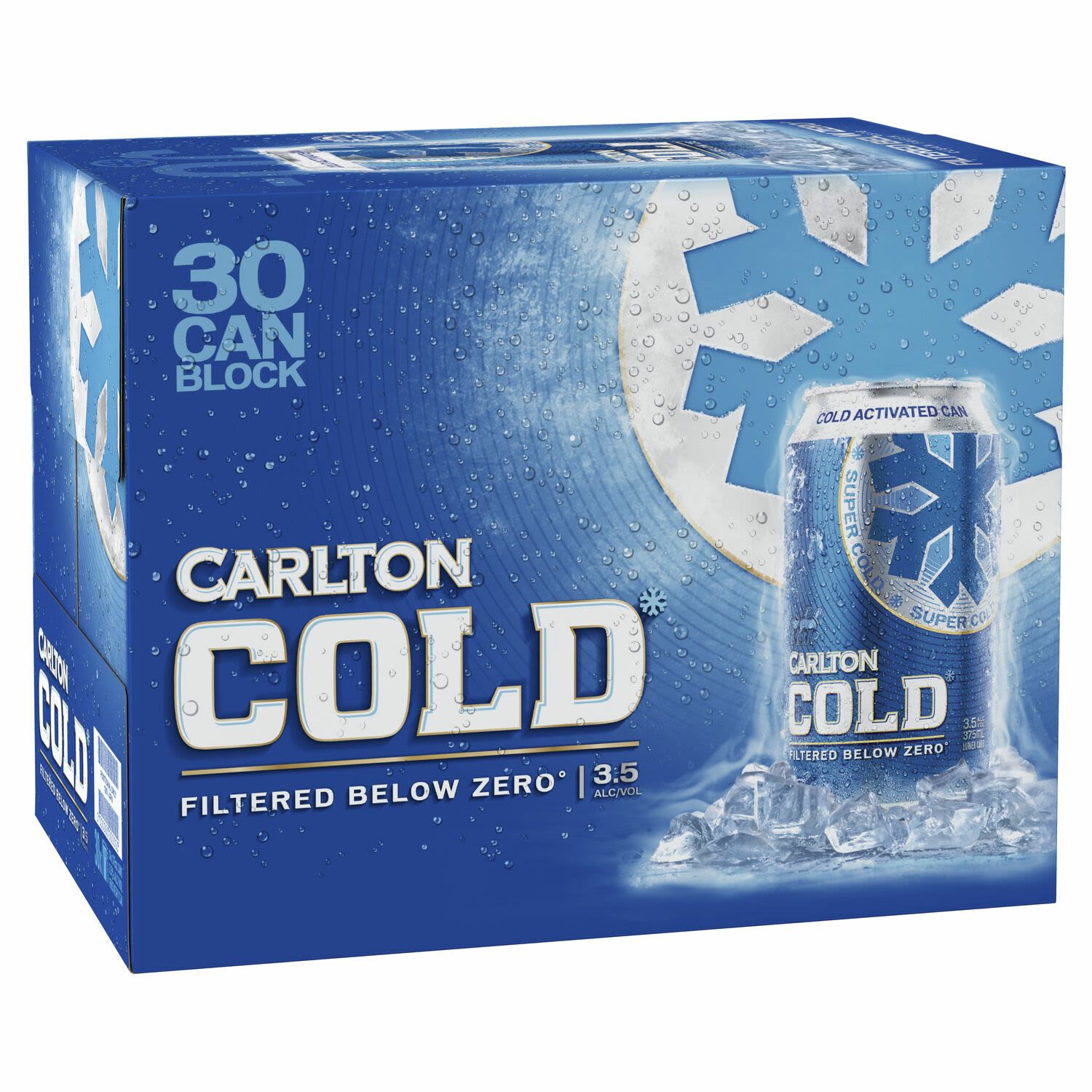 Carlton Cold Can 375mL 30 Pack