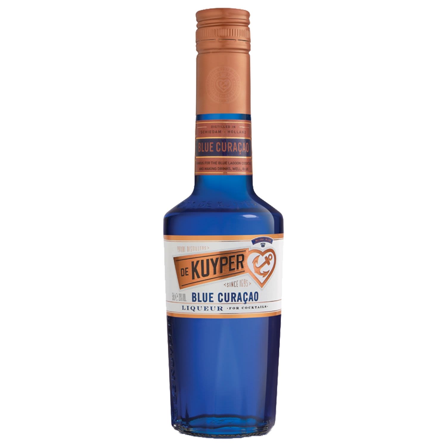 De Kuyper Blue Curacao Liqueur 500mL Bottle