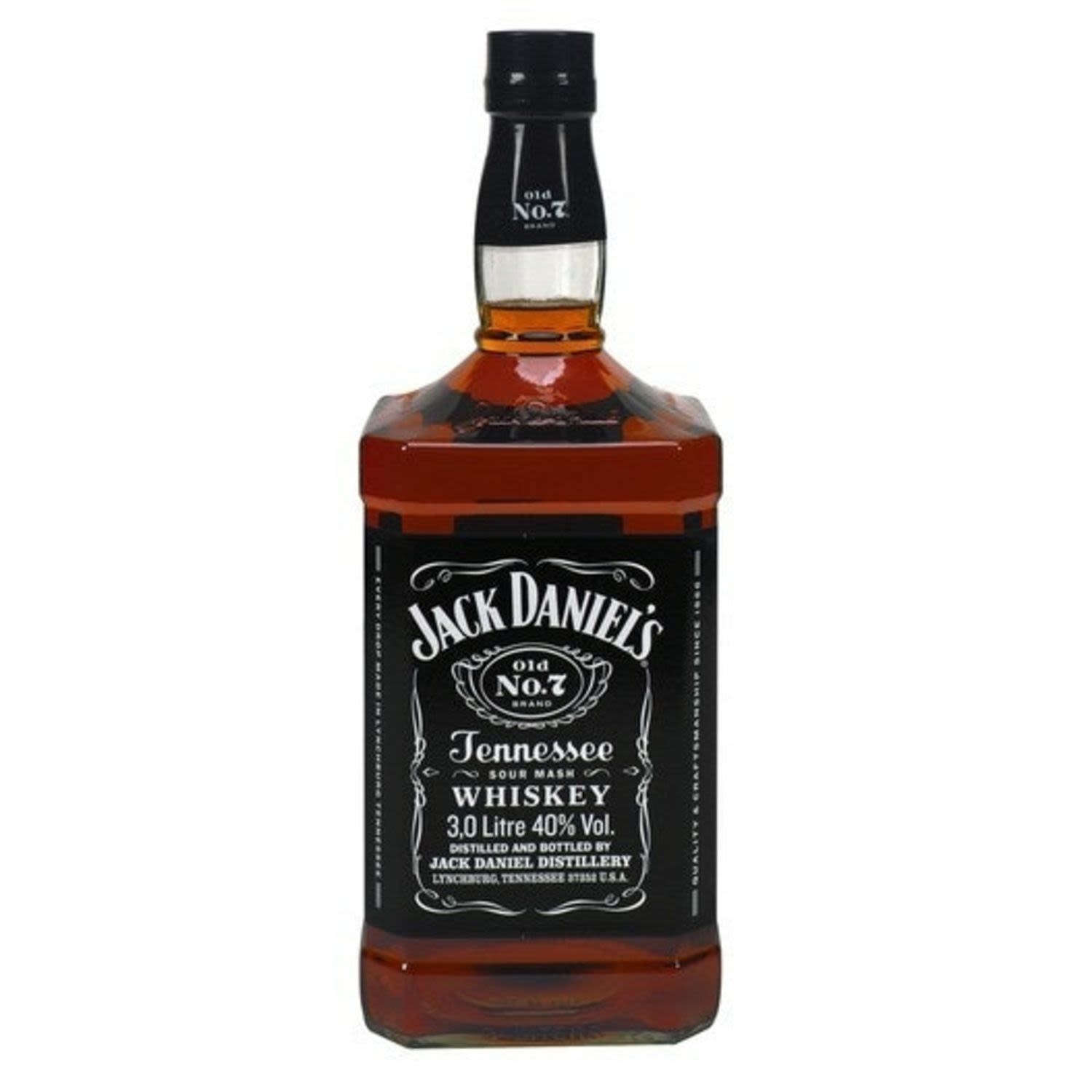 Jack Daniel's Old No. 7 Tennessee Whiskey 3L Bottle