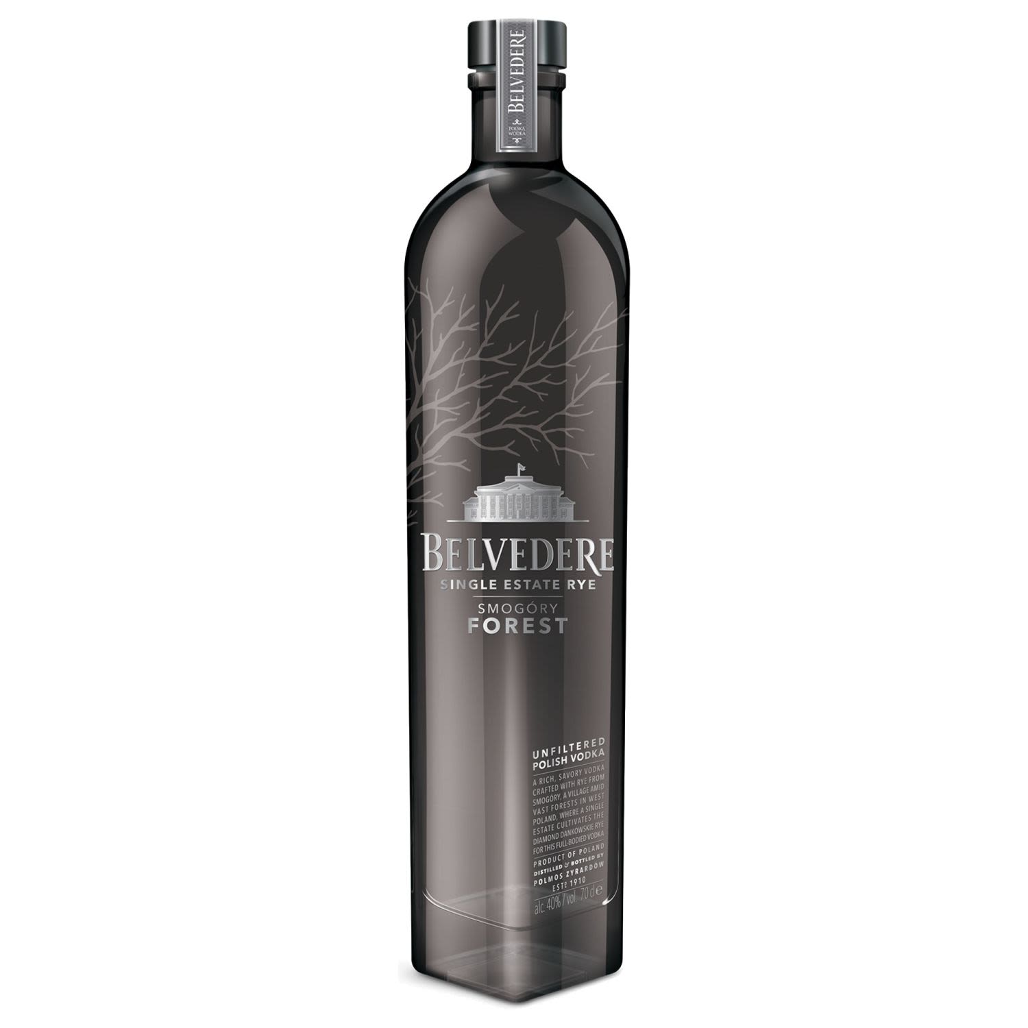 Belvedere Vodka Single Estate Rye Smogory Forest 700mL Bottle