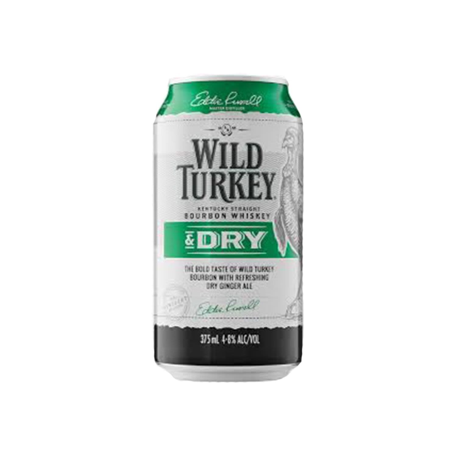 Wild Turkey & Dry Can 375mL