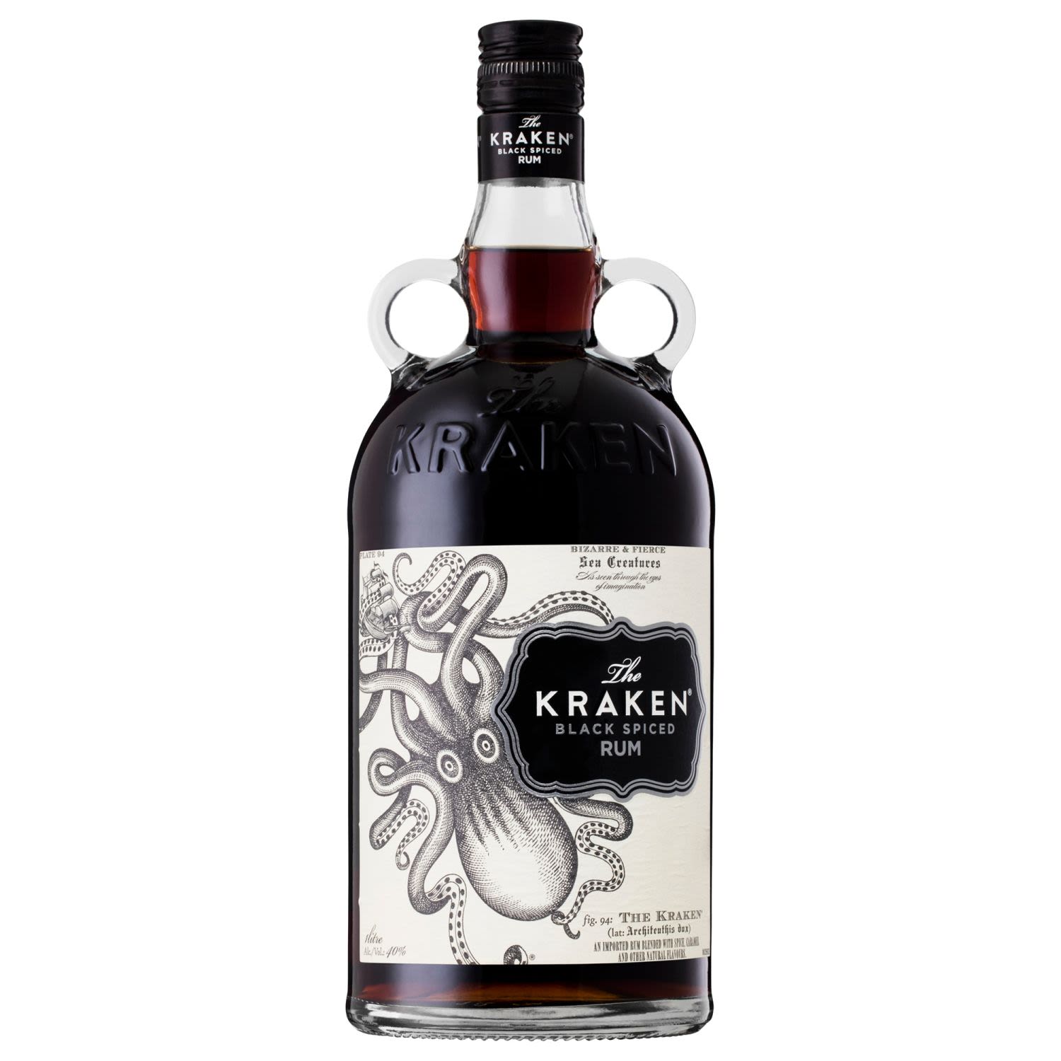 The Kraken Black Spiced Rum 1L Bottle