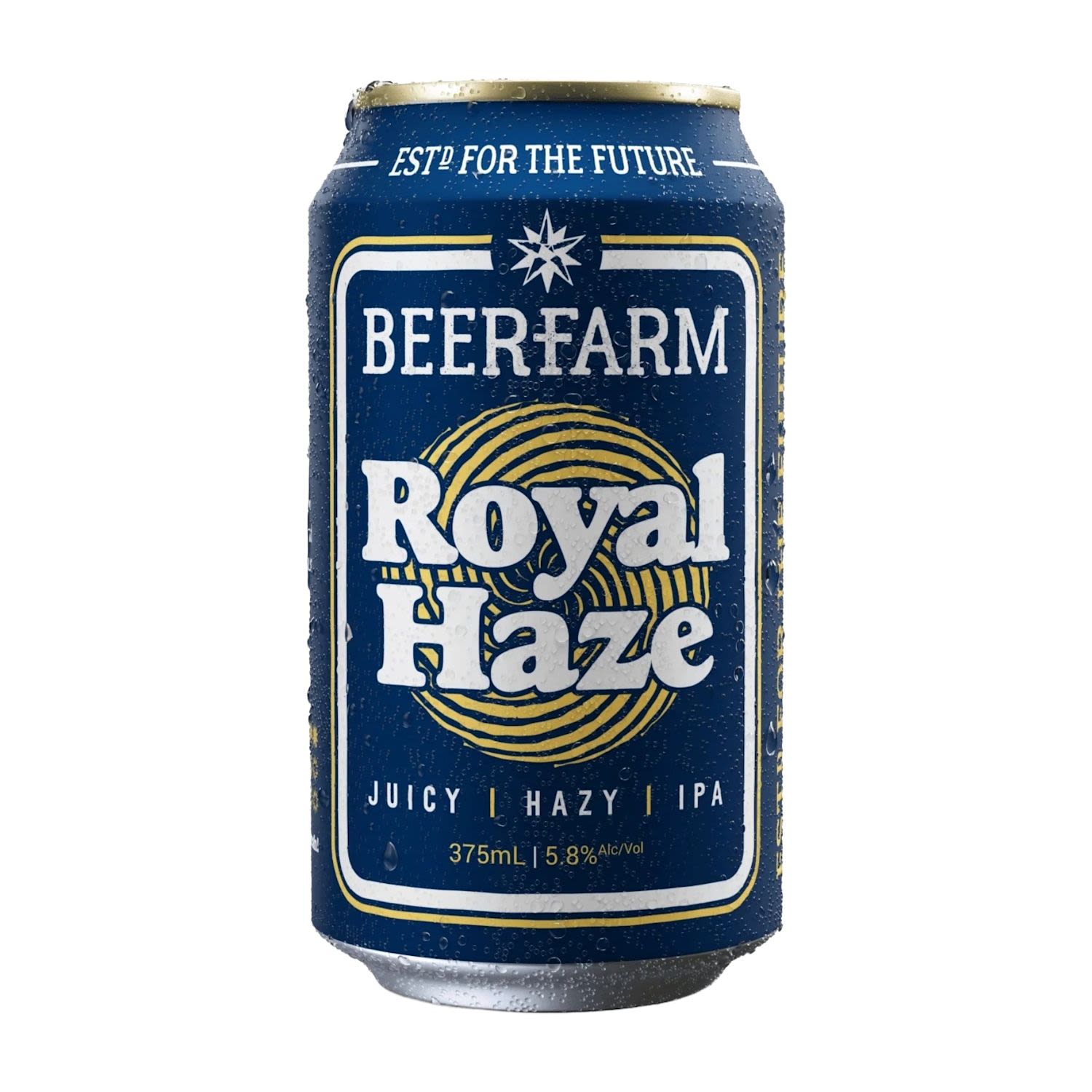 Beerfarm Royal Haze Juicy Hazy IPA Can 375mL