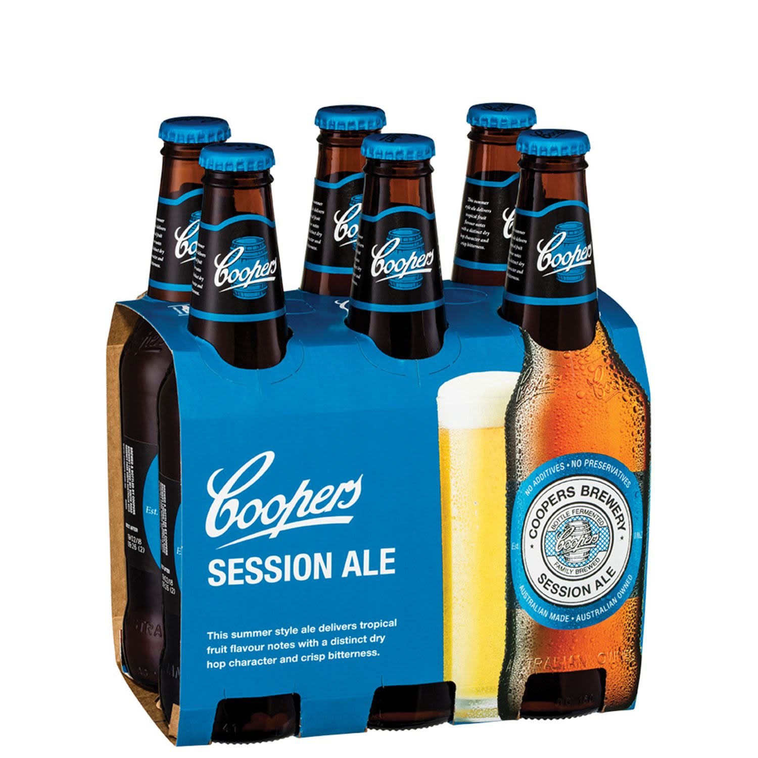 Coopers Session Ale Bottle 375mL 6 Pack