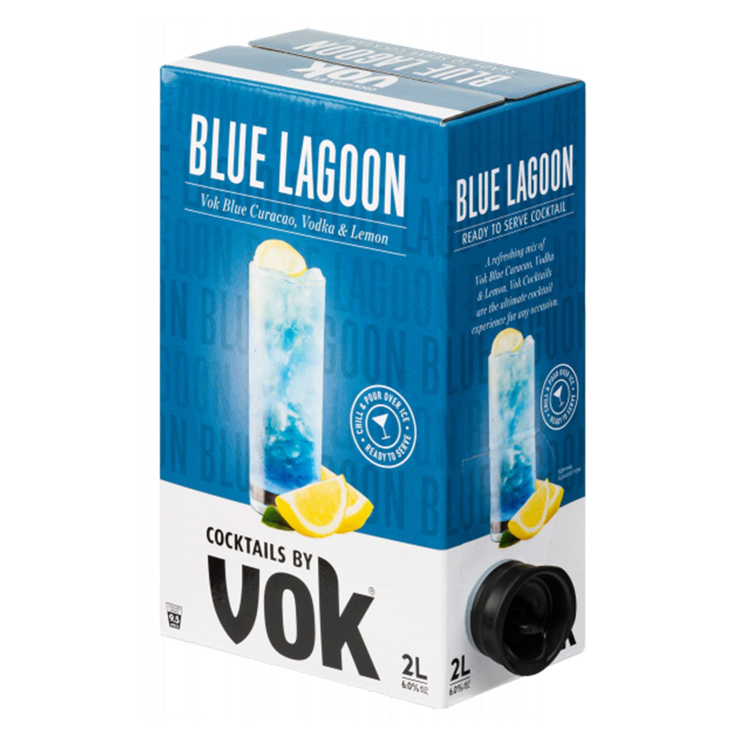 Vok Cocktails Blue Lagoon Cask 2L Cask