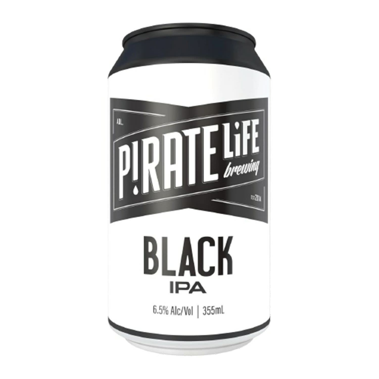 Pirate Life Black IPA Can 355mL 4 Pack