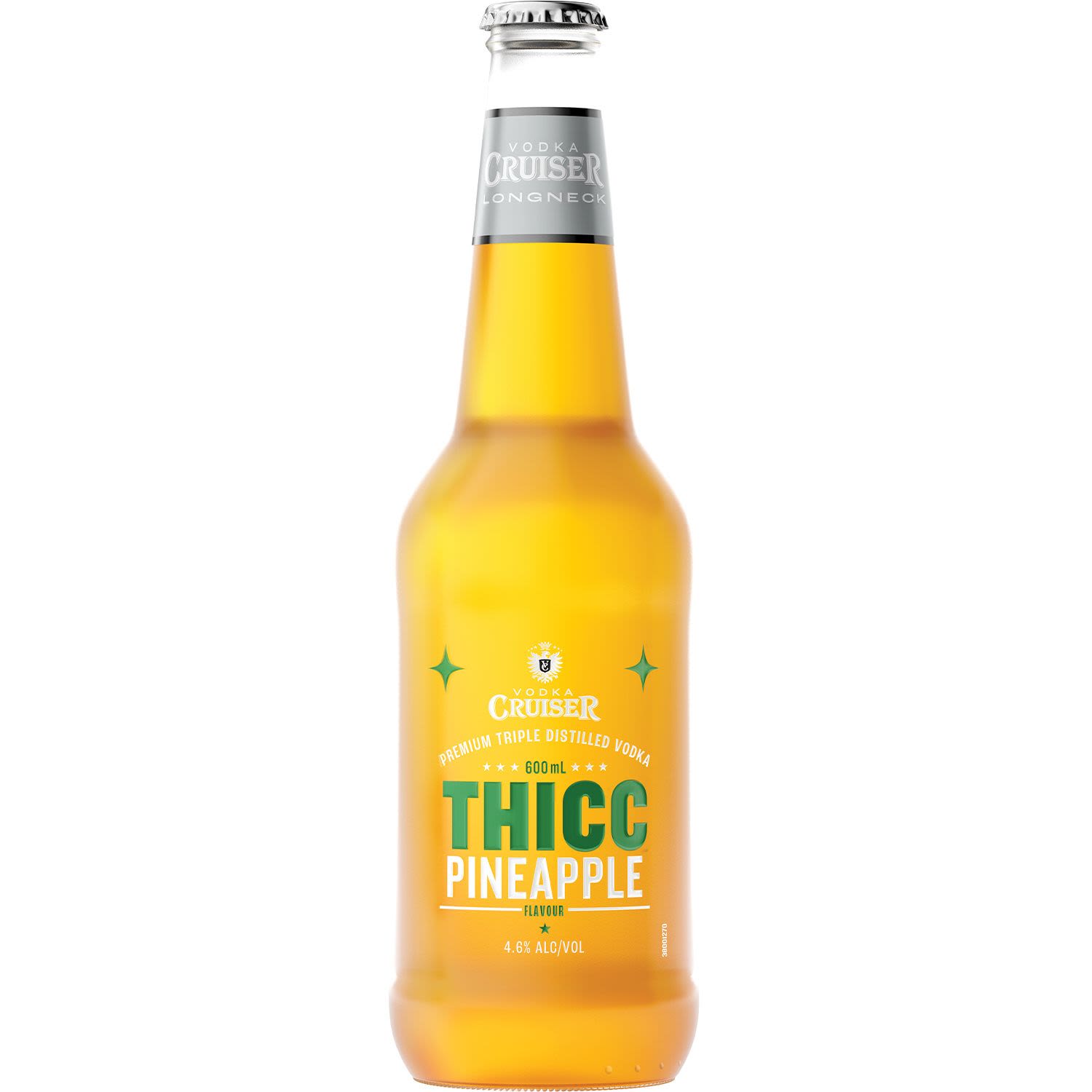 Cruiser THICC Vodka Pineapple Bottle 600mL (LIMITED)