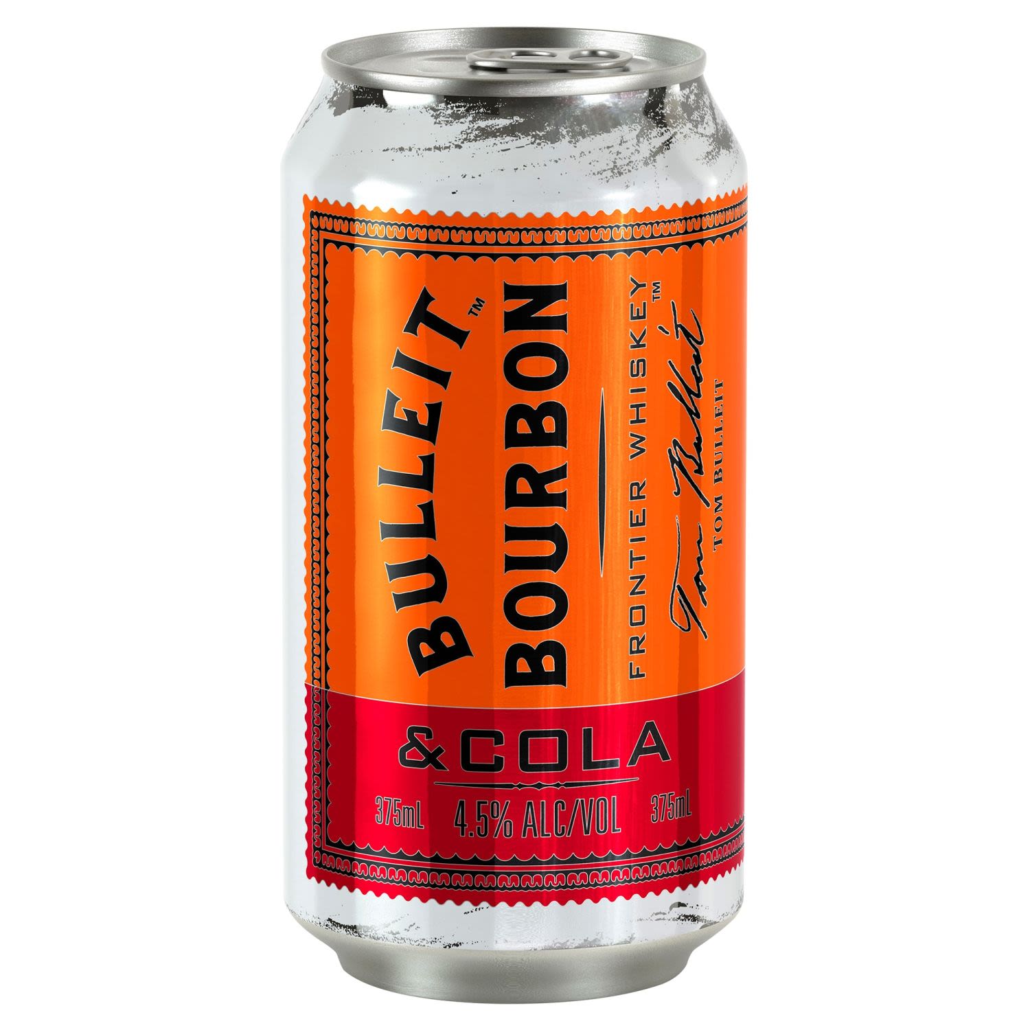 Bulleit Bourbon and Cola 4.5% Can 375mL