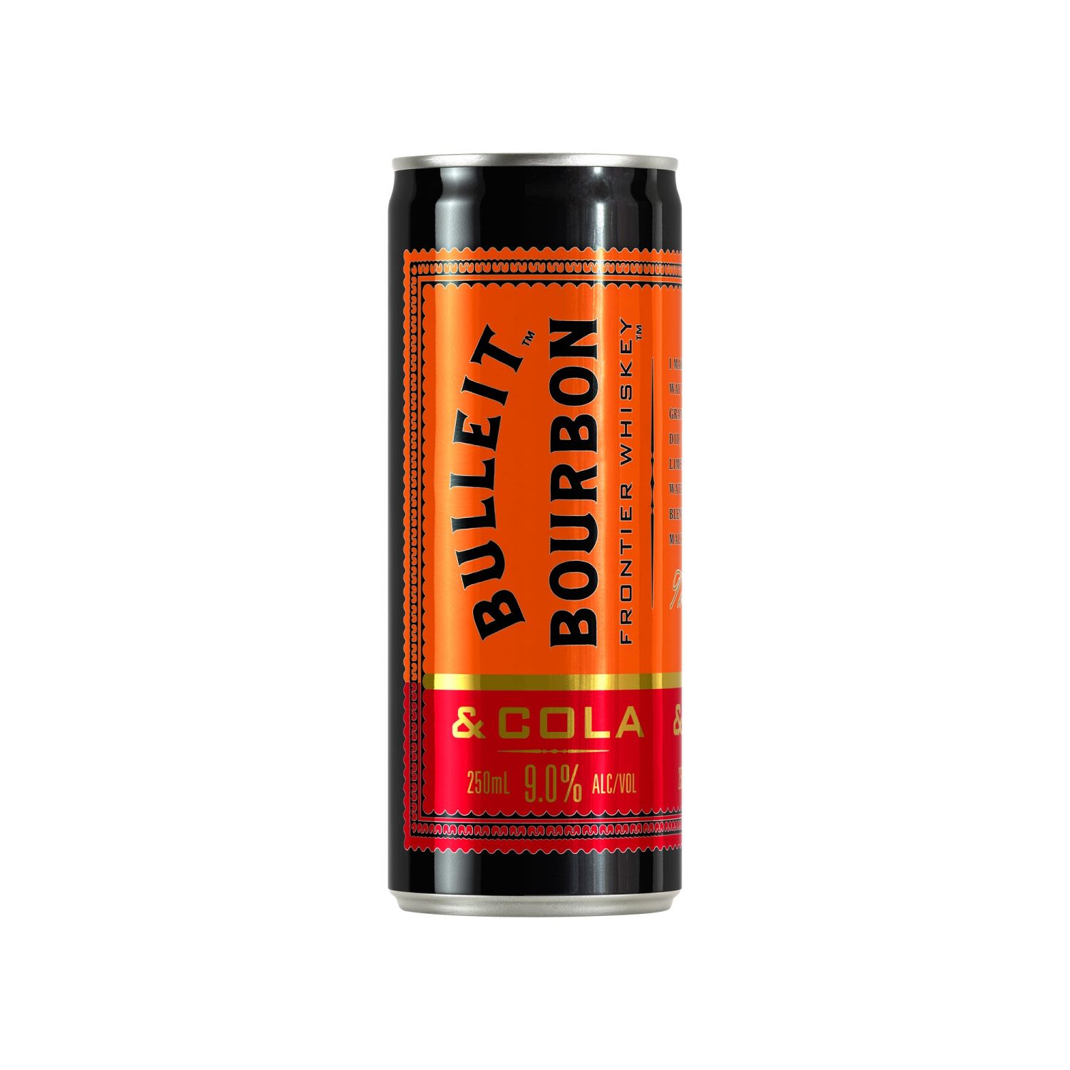 Bulleit Bourbon and Cola 9% Can 250mL