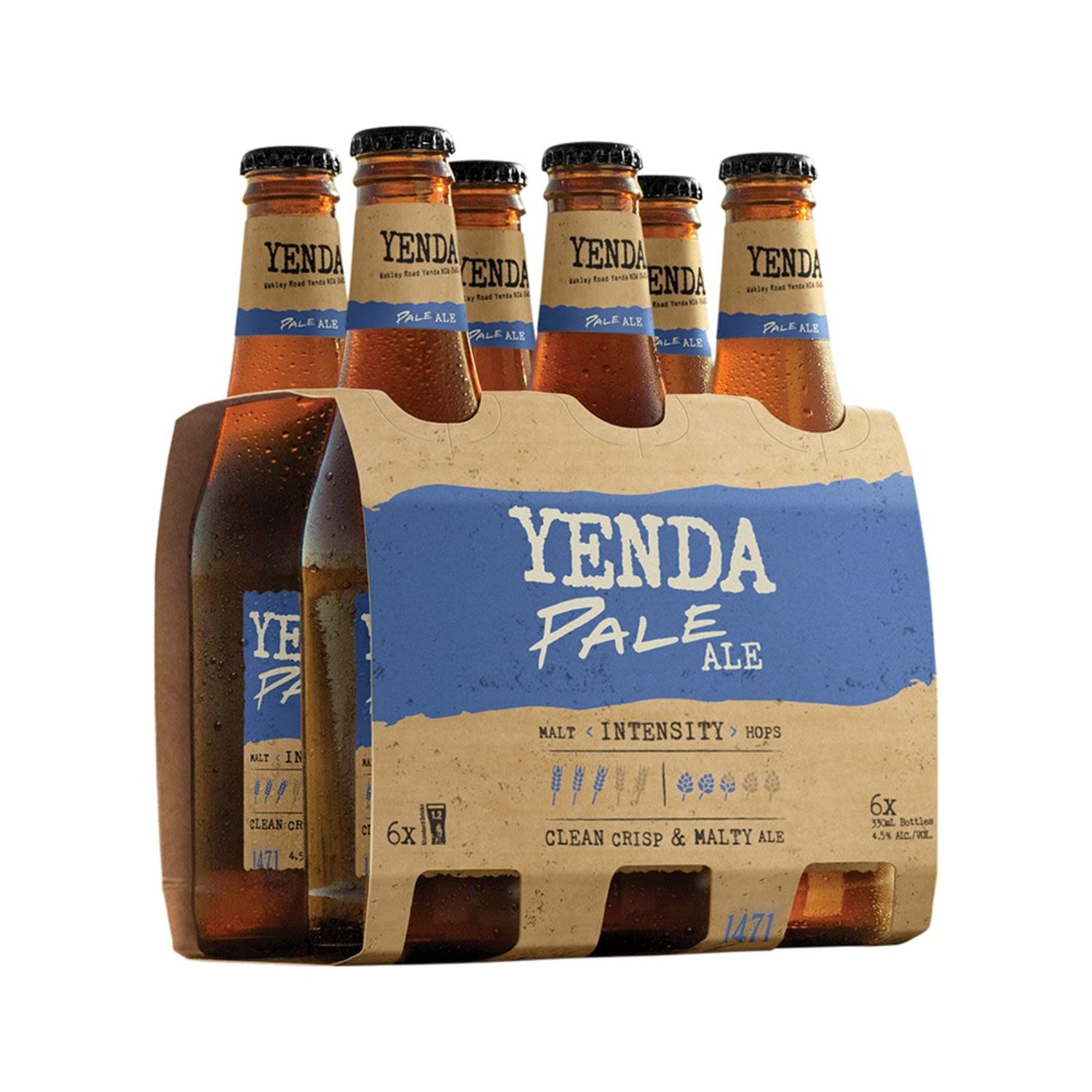 Yenda Pale Ale Bottle 330mL 6 Pack