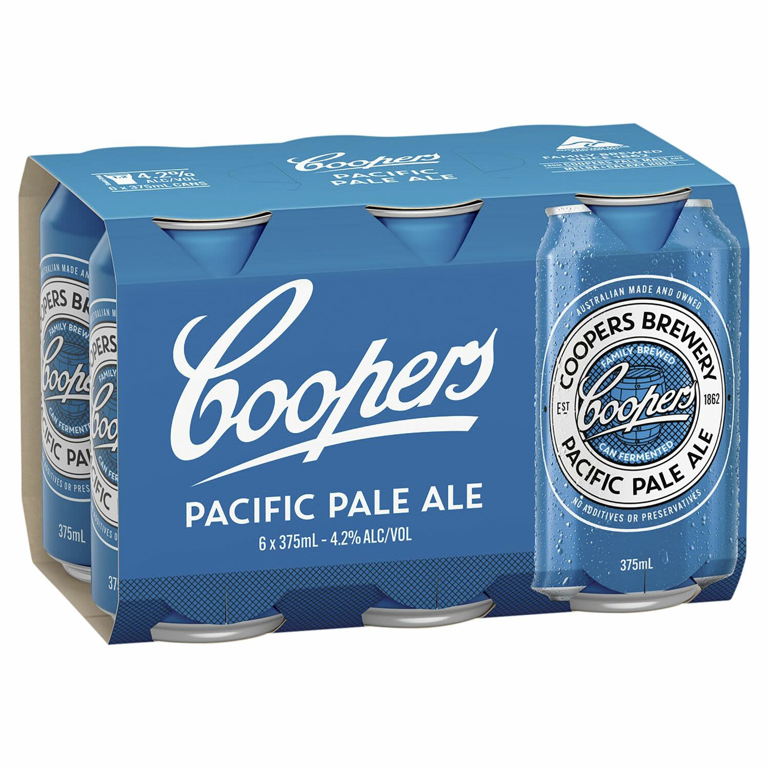 Coopers Pacific Pale Ale Can 375mL 6 Pack