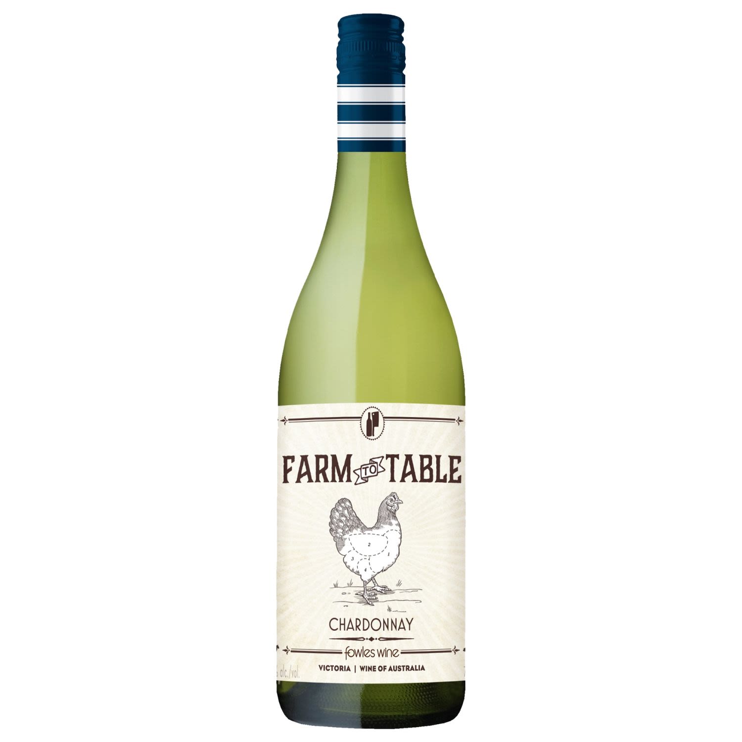 Fowles Wine Farm to Table Chardonnay 750mL Bottle