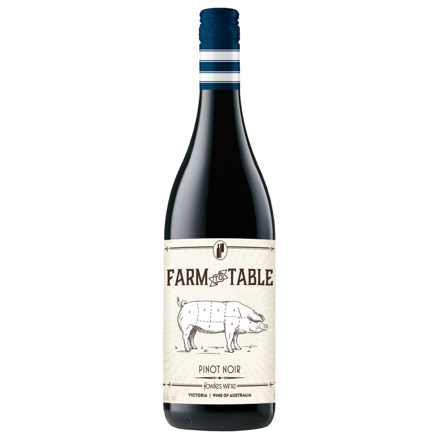 Fowles Wine Farm to Table Pinot Noir 750mL Bottle
