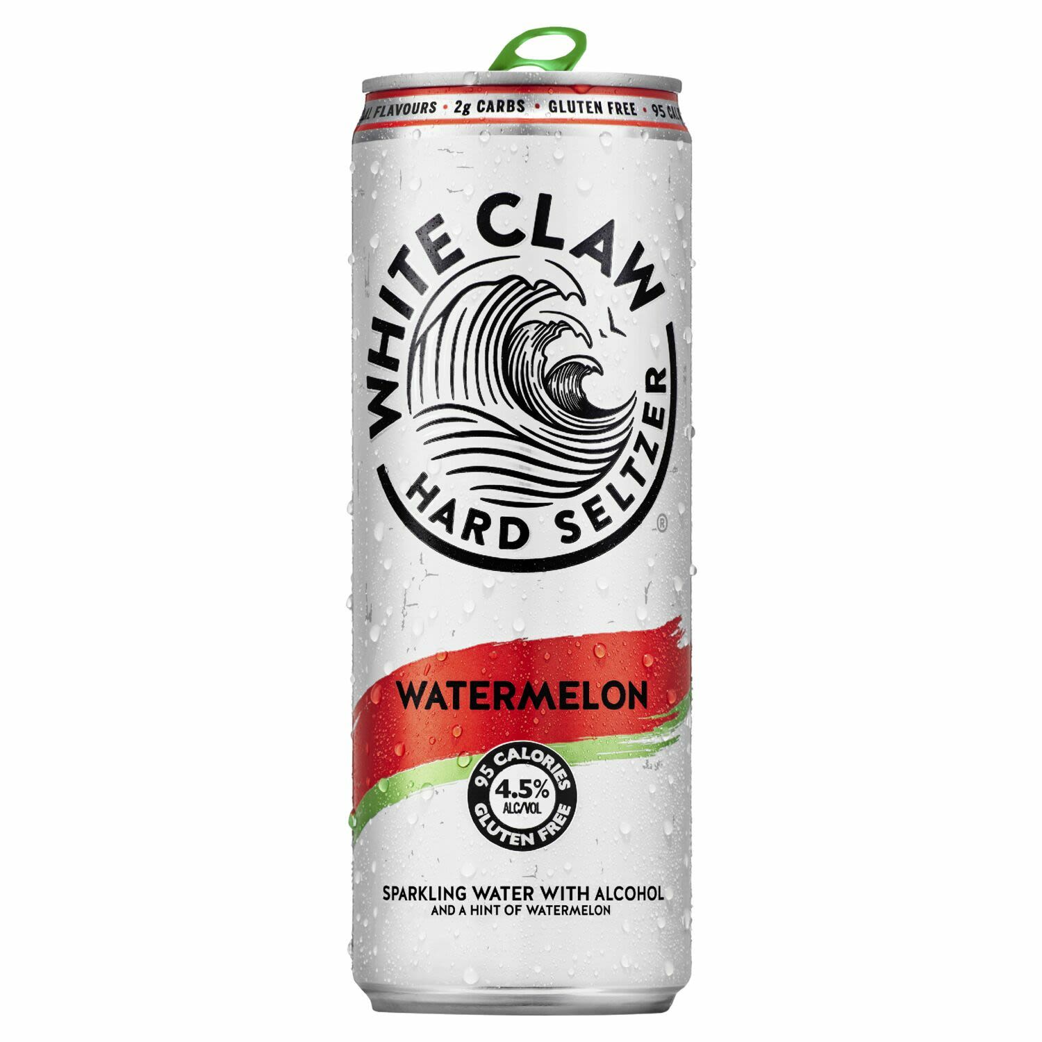 White Claw Hard Seltzer Watermelon Can 330mL 24 Pack