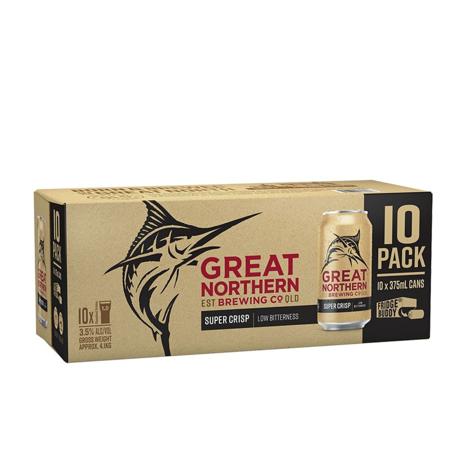 Great Northern Super Crisp Can 375mL 10 Pack