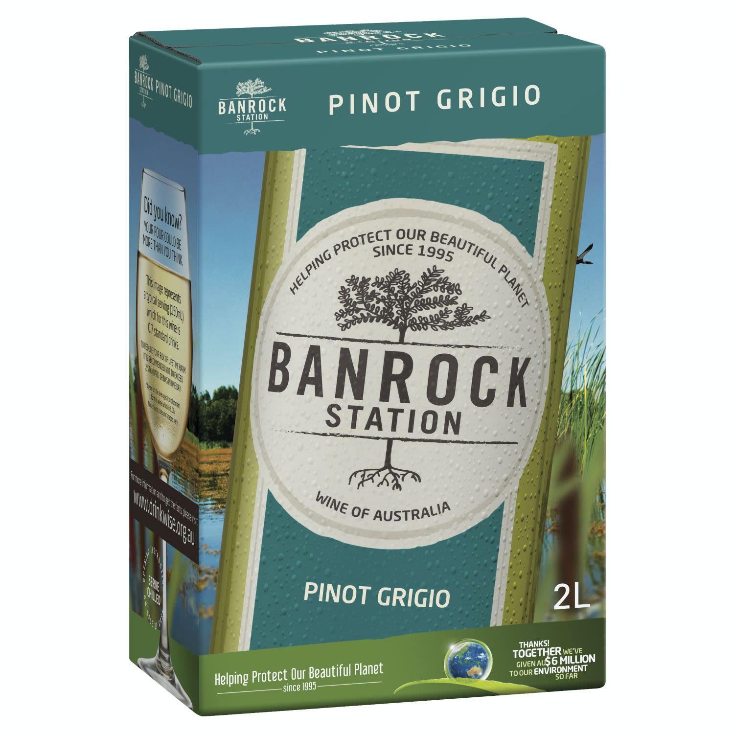 Banrock Station Pinot Grigio Cask 2L