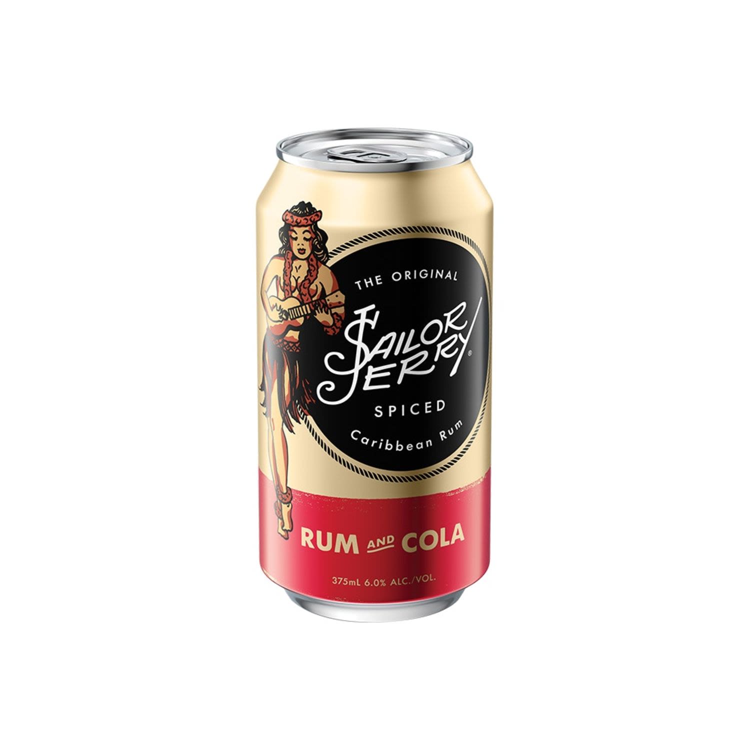 Sailor Jerry Rum & Cola 6% Can 375mL