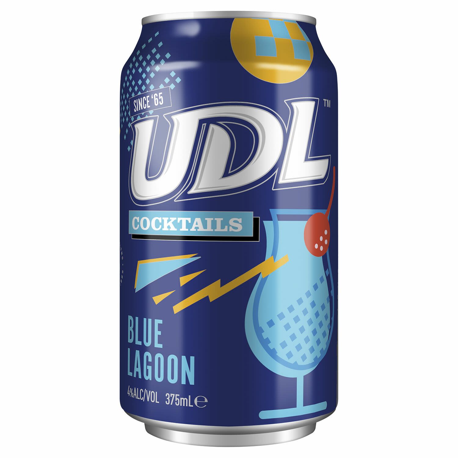 UDL Classic Cocktail Blue Lagoon Can 375mL