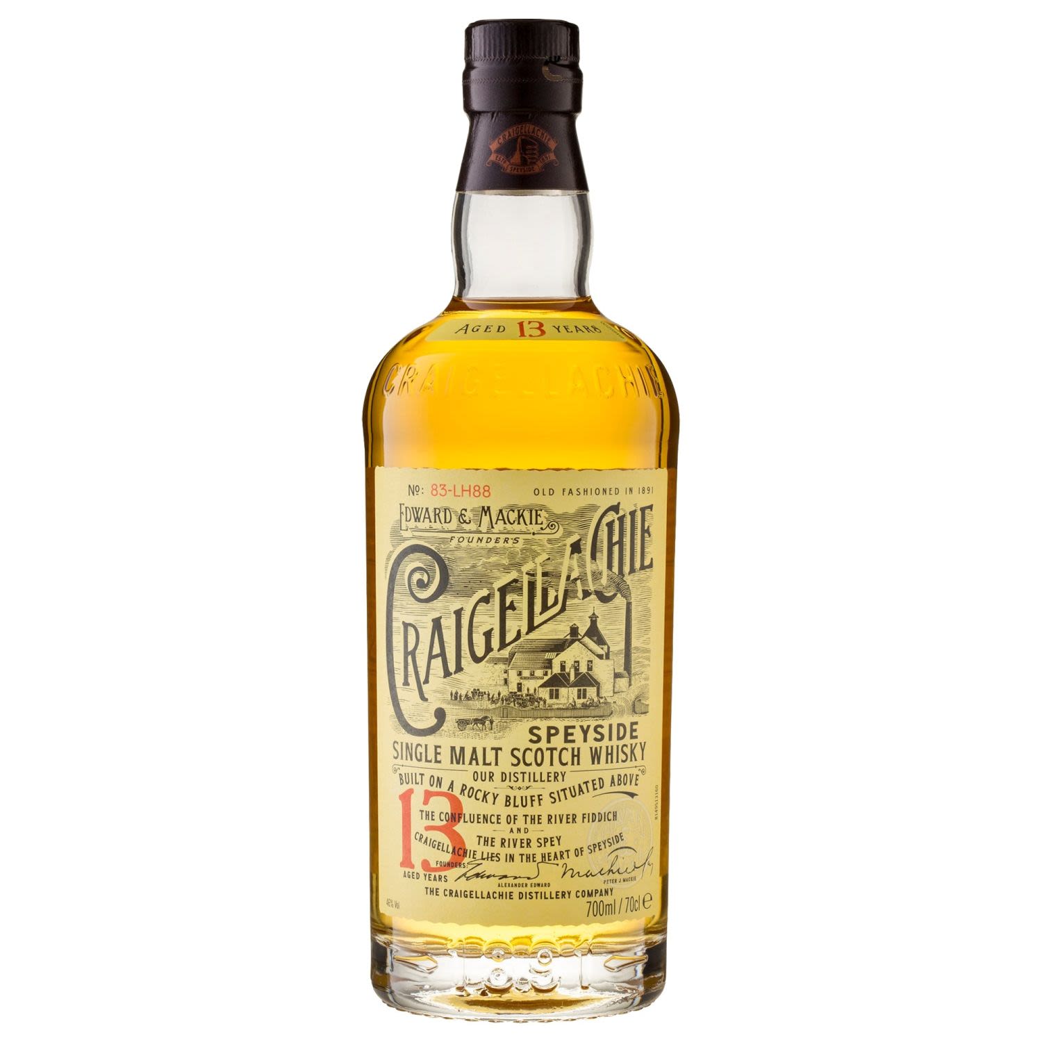 Craigellachie 13 Year Old Single Malt Scotch Whisky 700mL Bottle