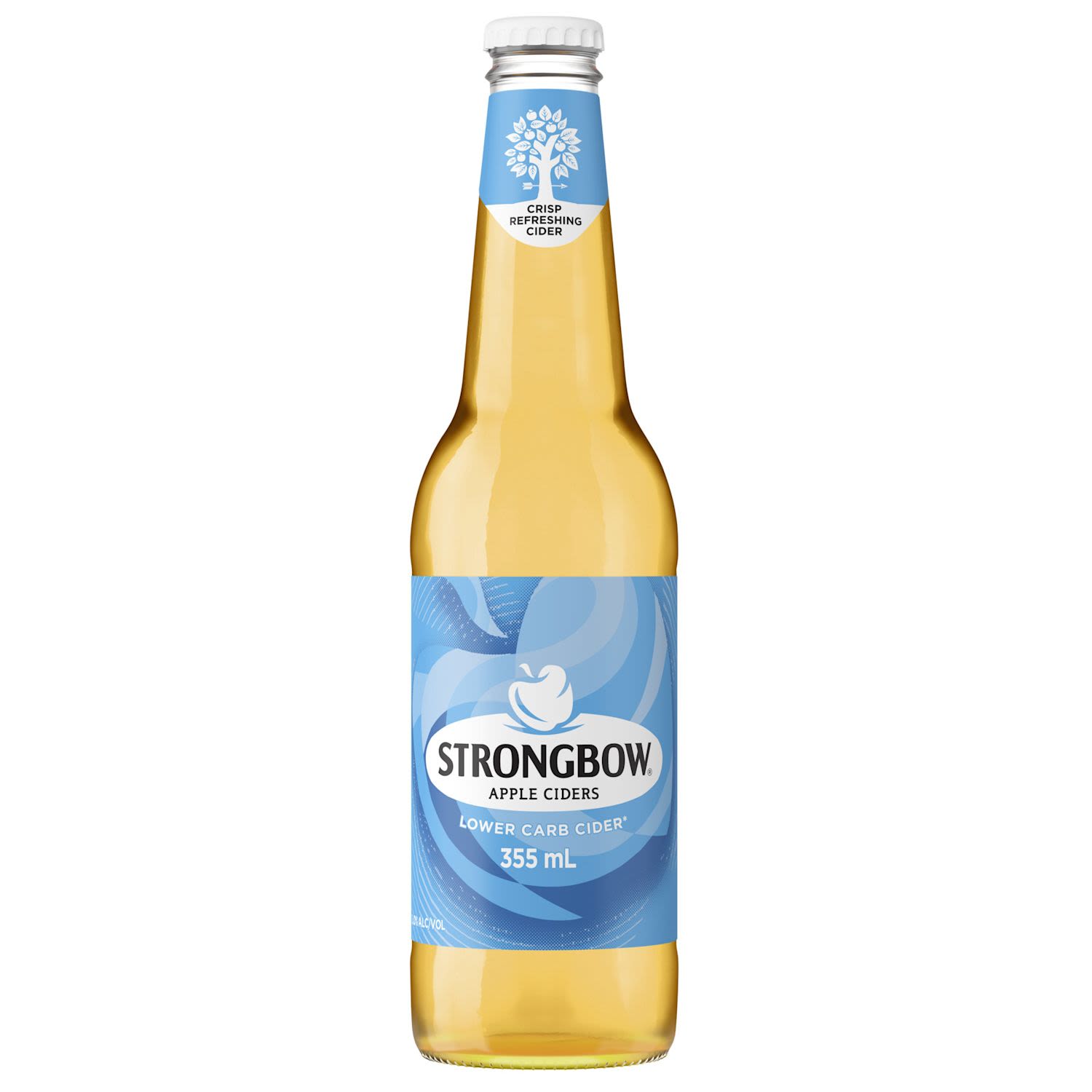 Strongbow Low Carb 5% Cider Bottle 355mL